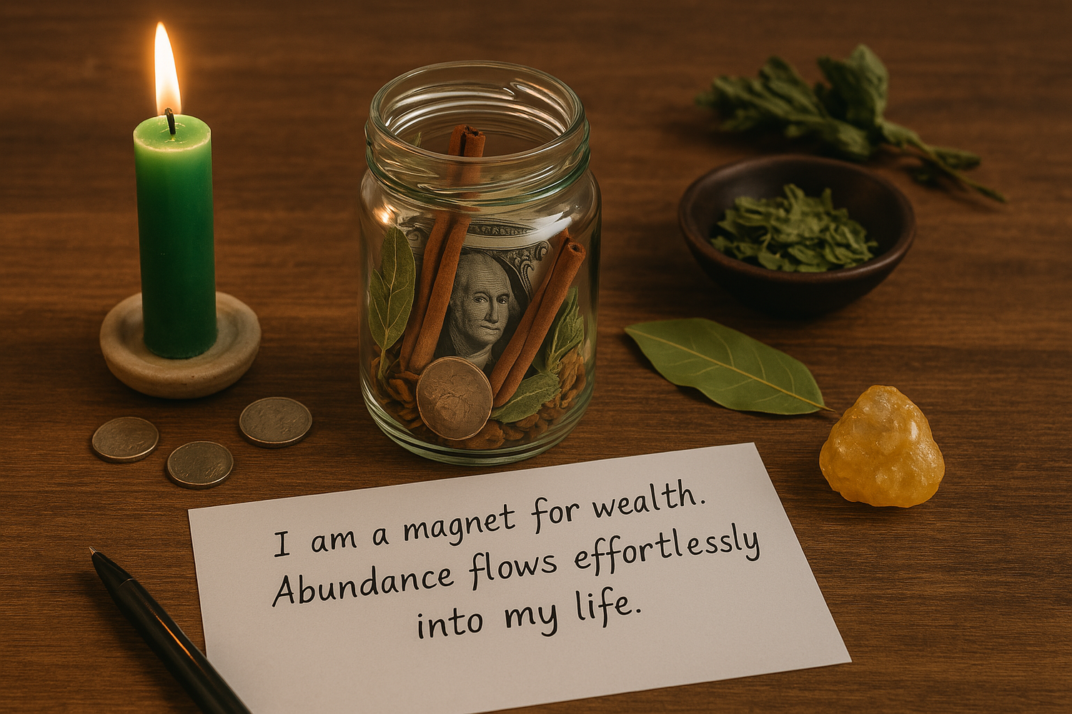 Prosperity Jar Ritual for Wealth & Abundance