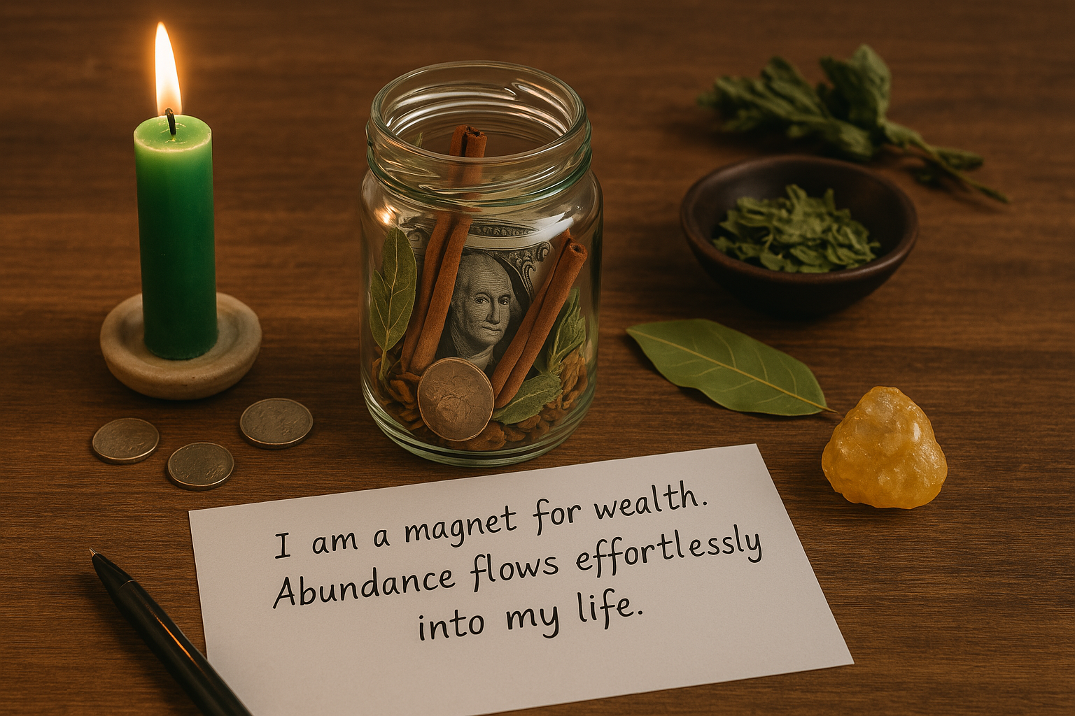 Prosperity Jar Ritual for Wealth & Abundance