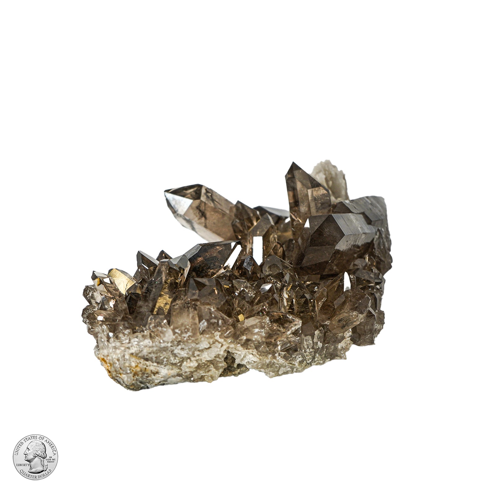 SMOKY QUARTZ CLUSTER