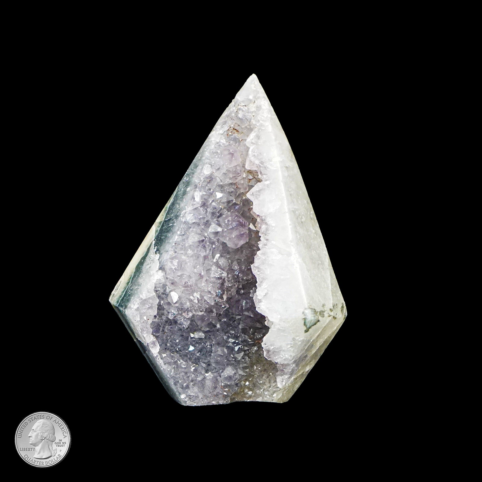 AMETHYST AND AGATE GEODE PENDULUM