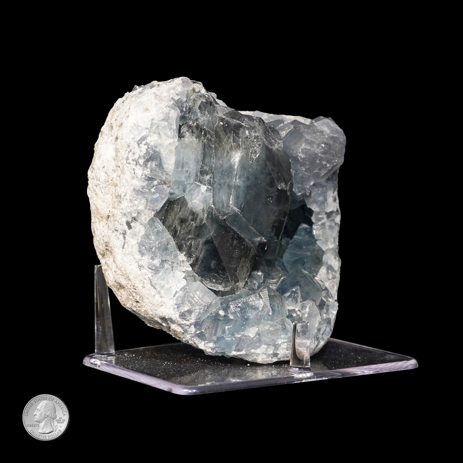 BLUE CELESTITE FREE FORM