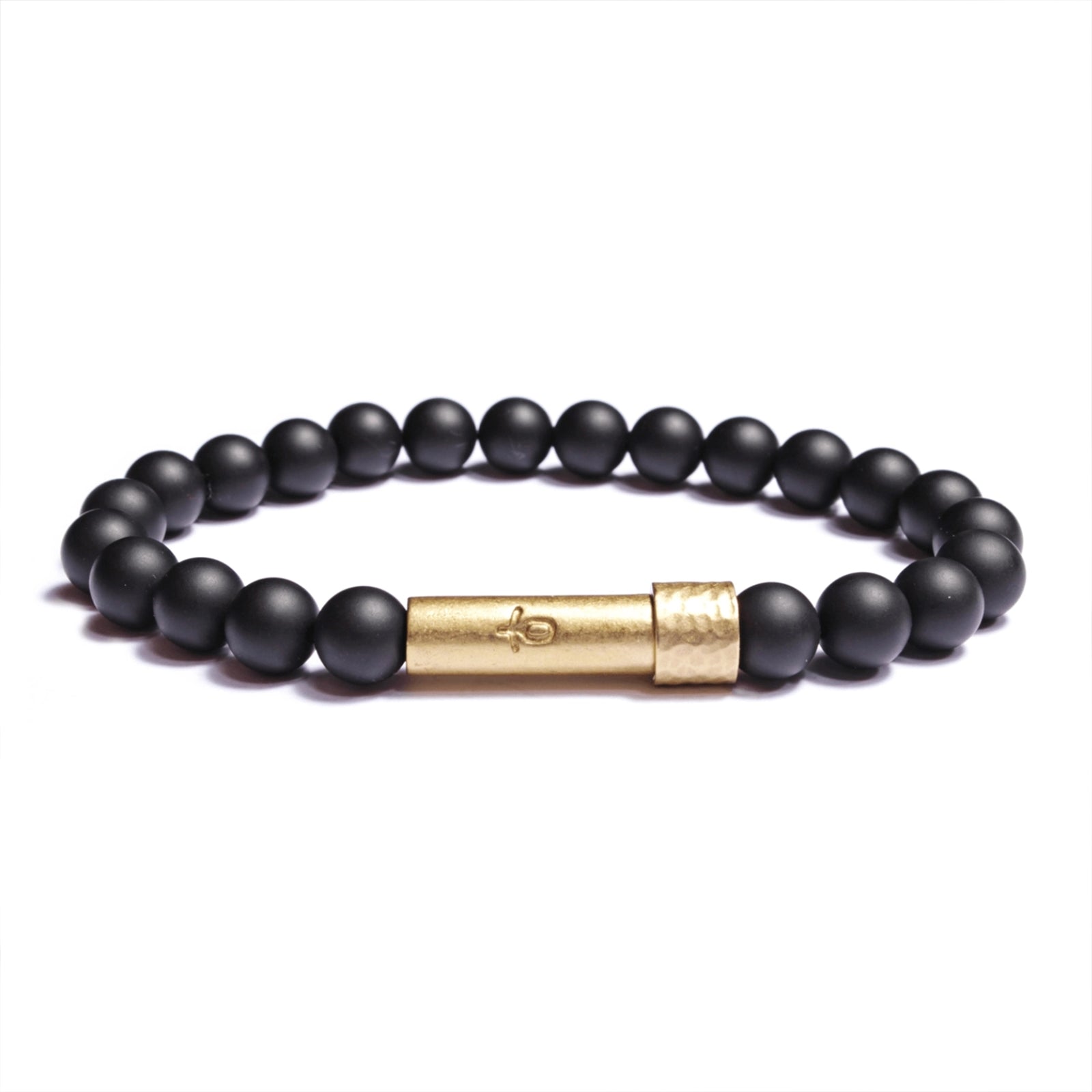 MATTE BLACK ONYX INTENTION BRACELET - LARGE