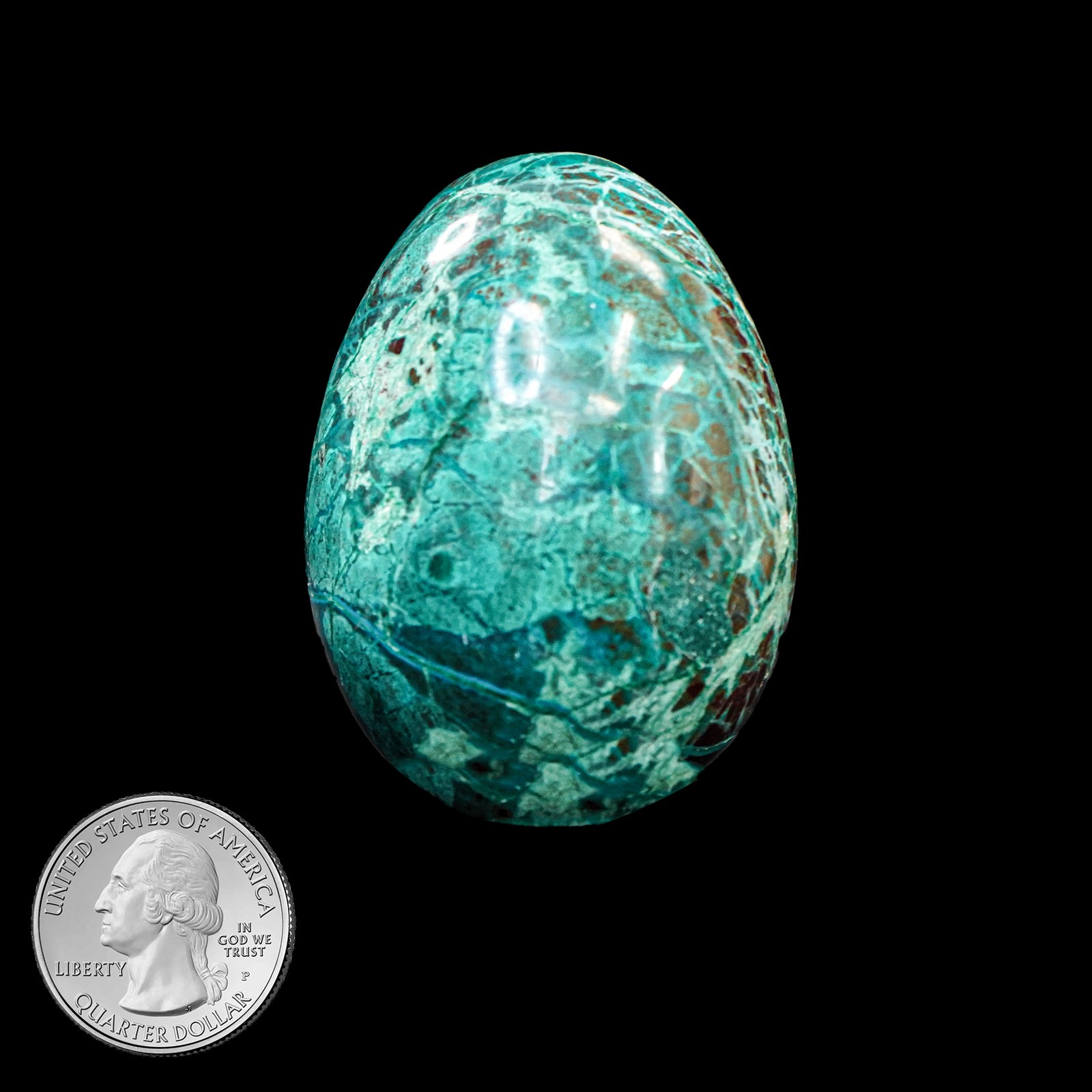 CHRYSOCOLLA EGG