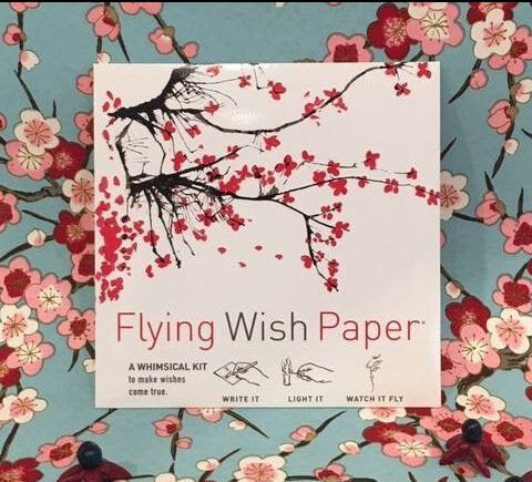 Cherry Blossoms Flying Wish Paper (Mini Kit)