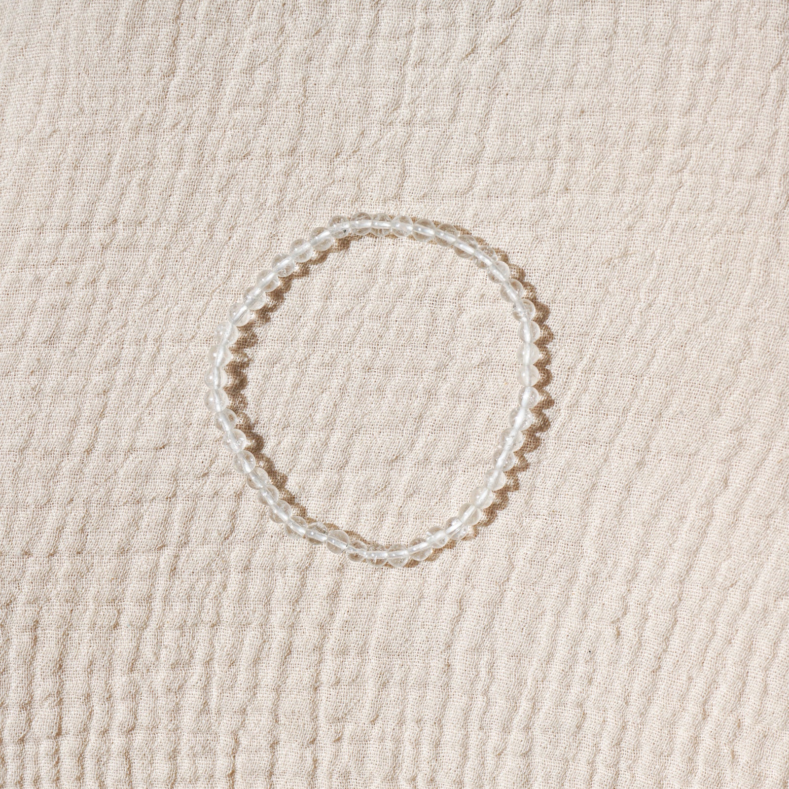 Clear Quartz Bracelet (4mm)