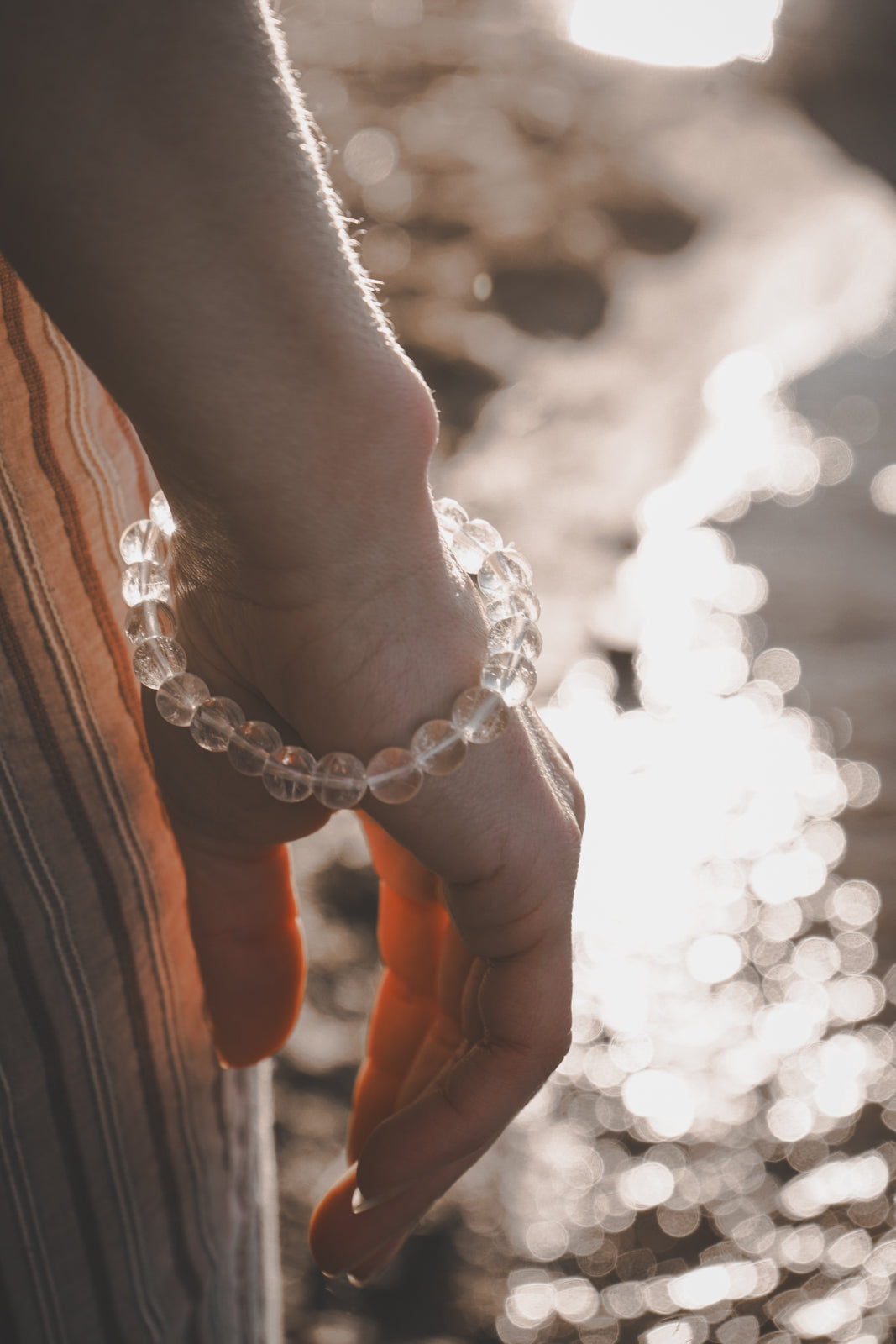 Clear Quartz Bracelet (8mm)