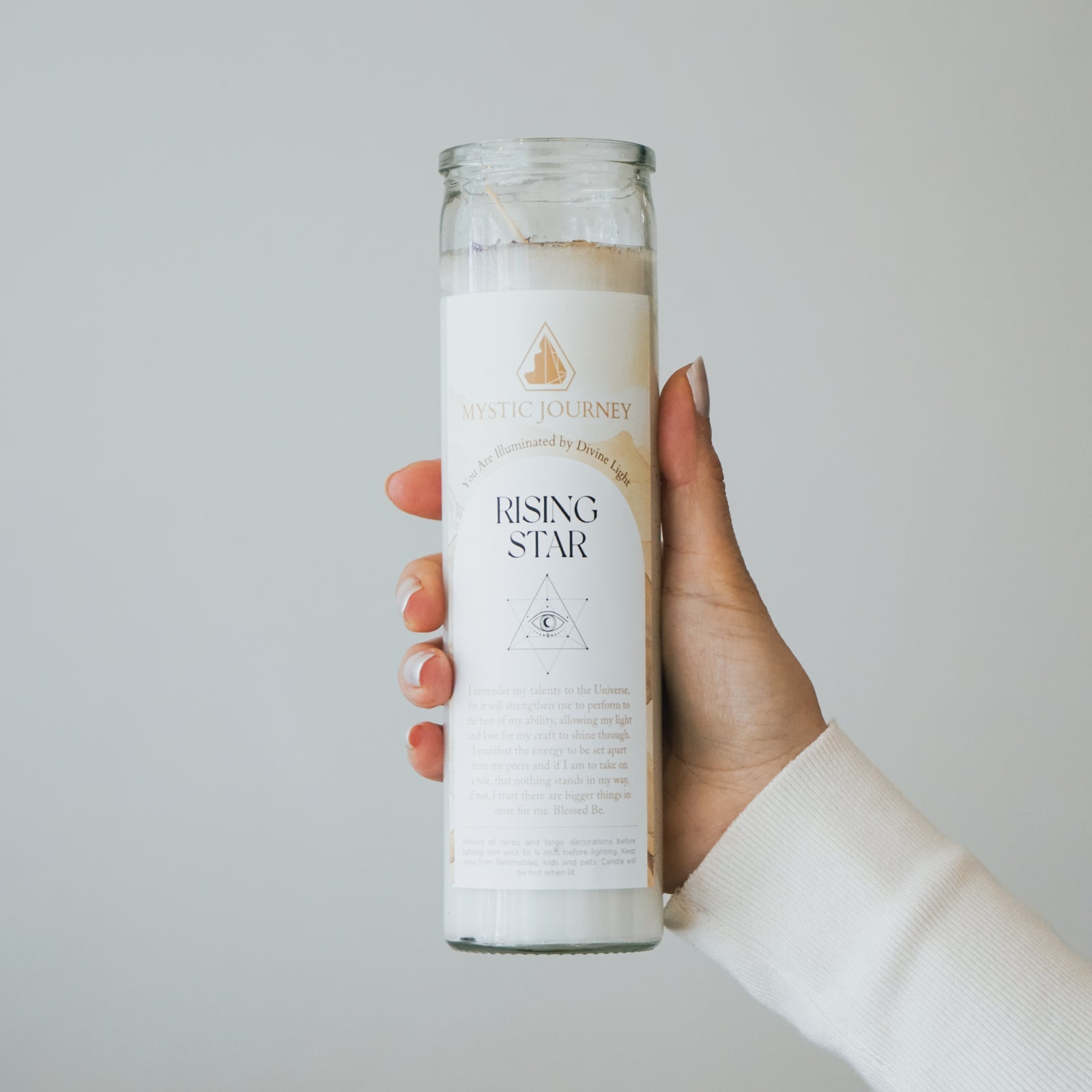 RISING STAR CANDLE (8")