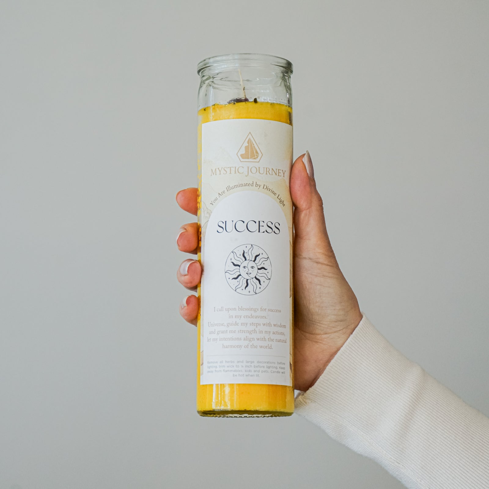 SUCCESS CANDLE (8")