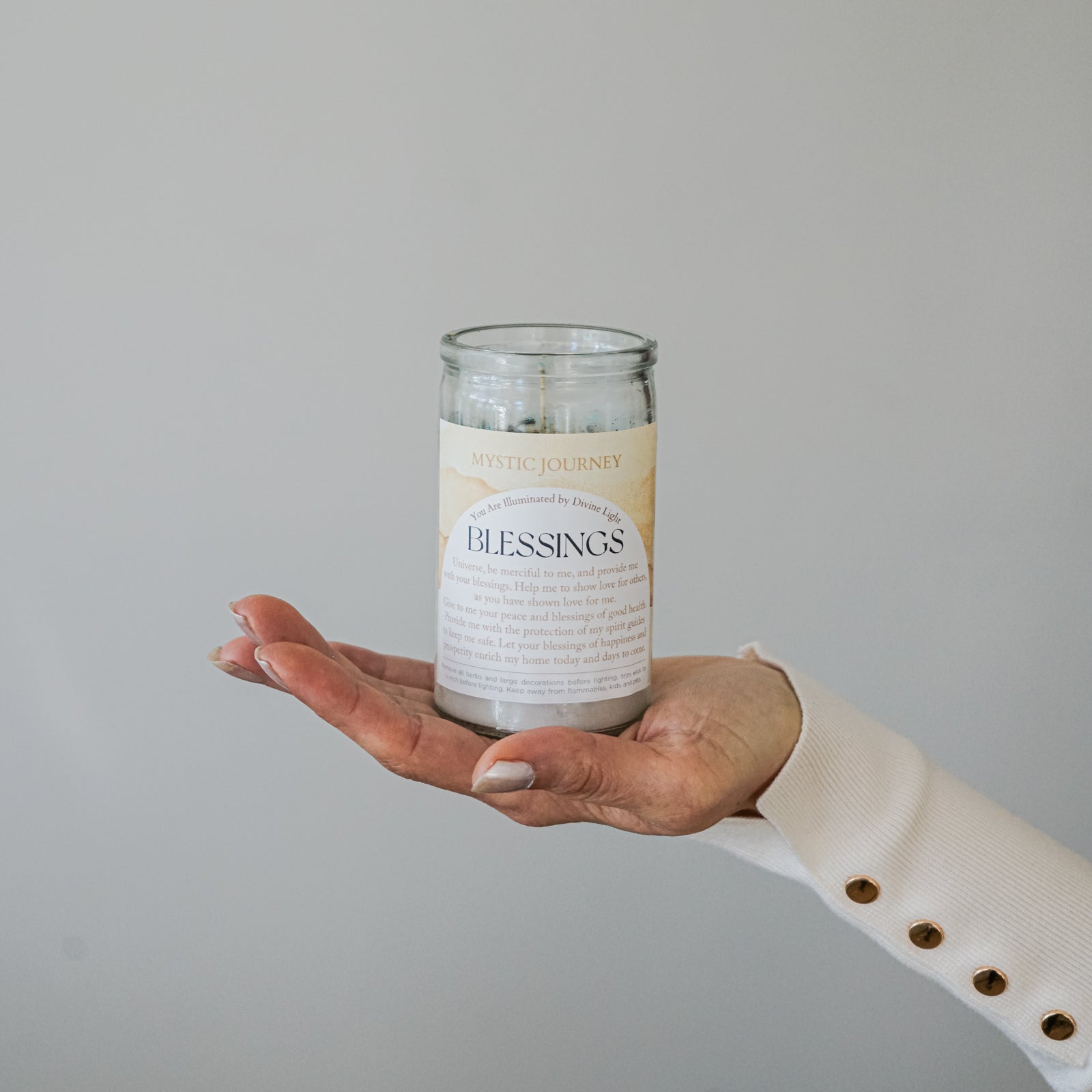 BLESSINGS CANDLE (4")