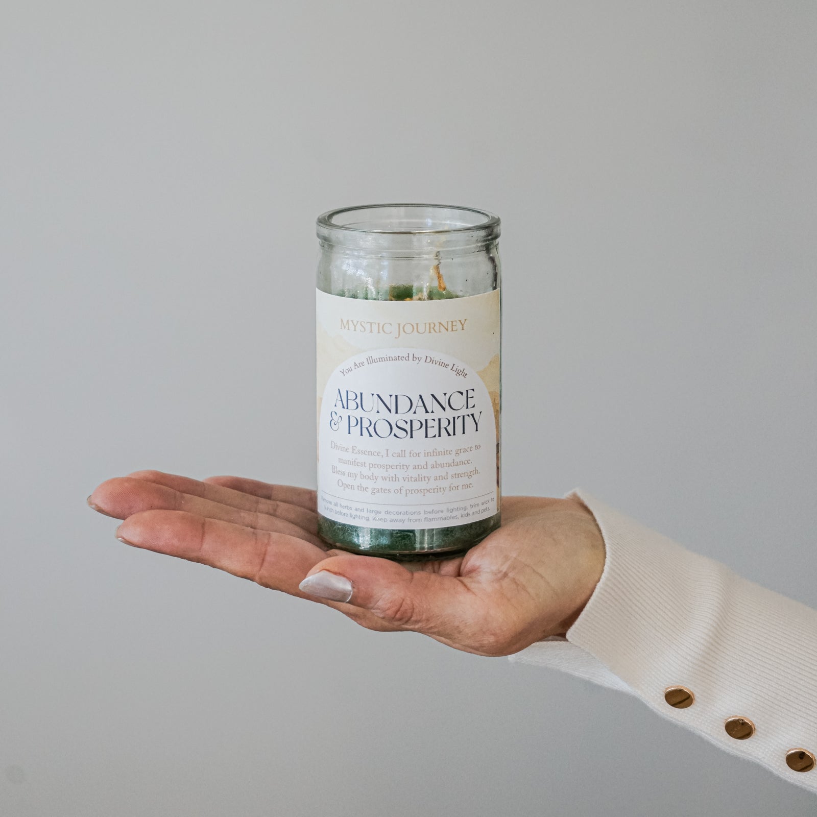 ABUNDANCE & PROSPERITY CANDLE (4")