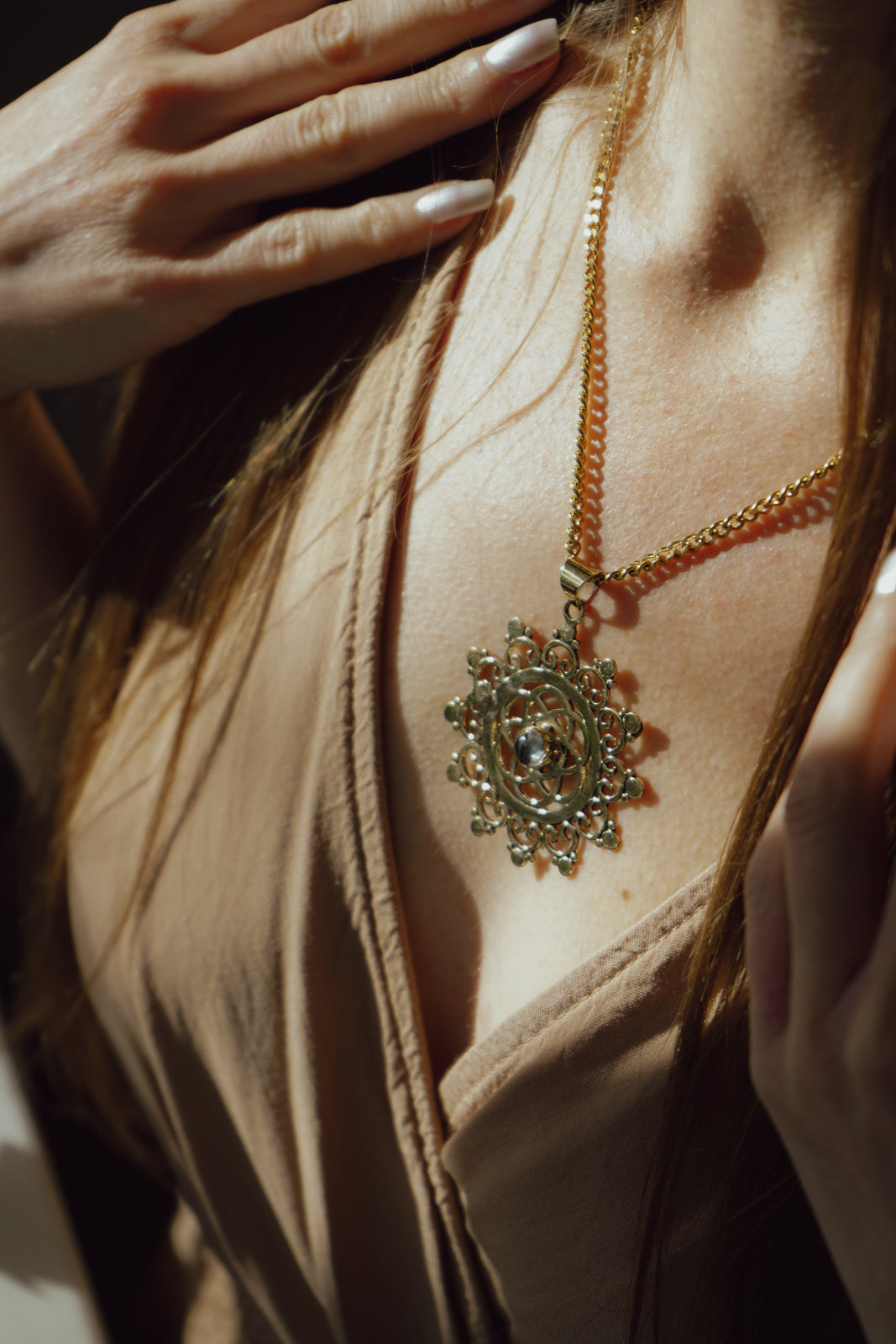 Sacred Clarity Clear Quartz Necklace