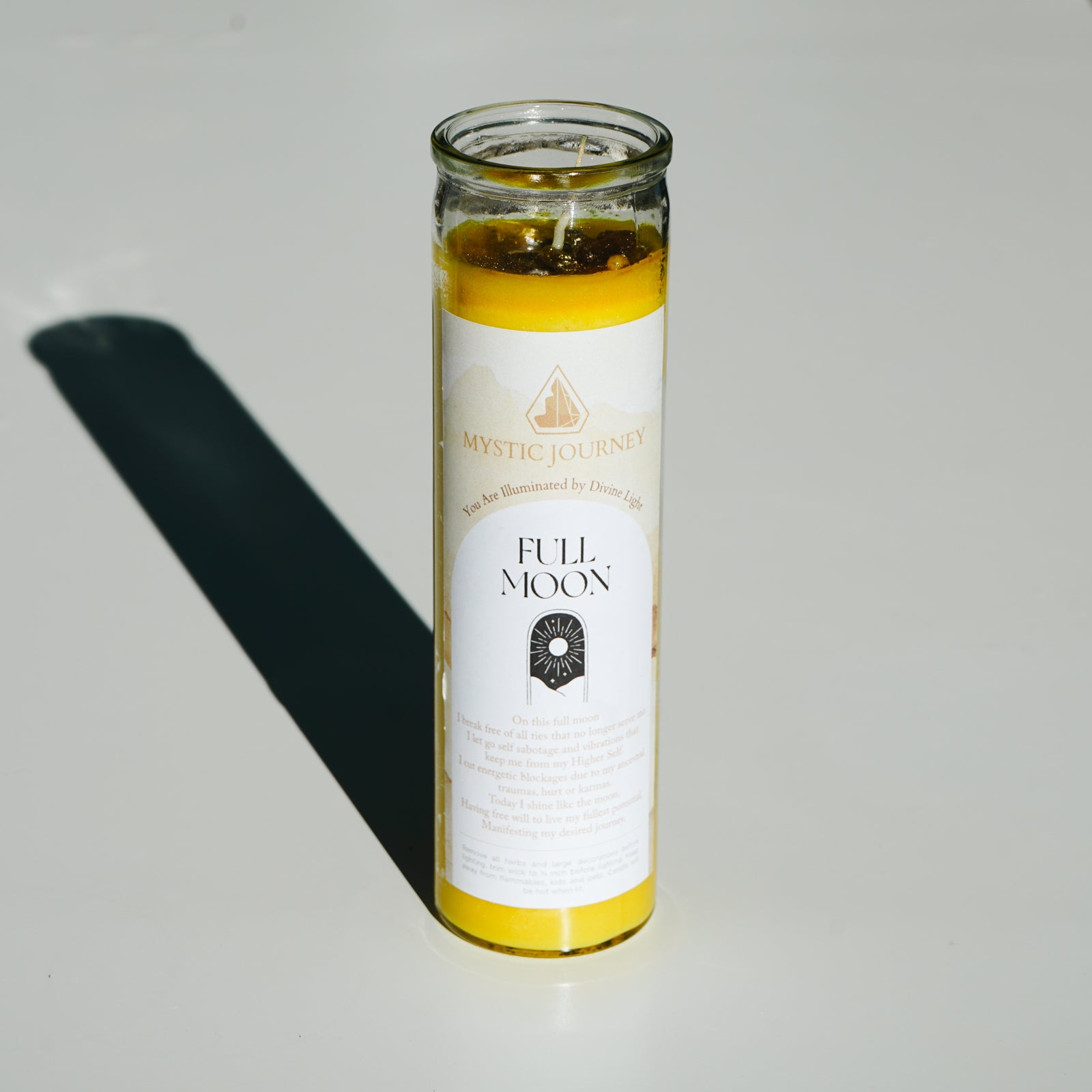 FULL MOON CANDLE (8")