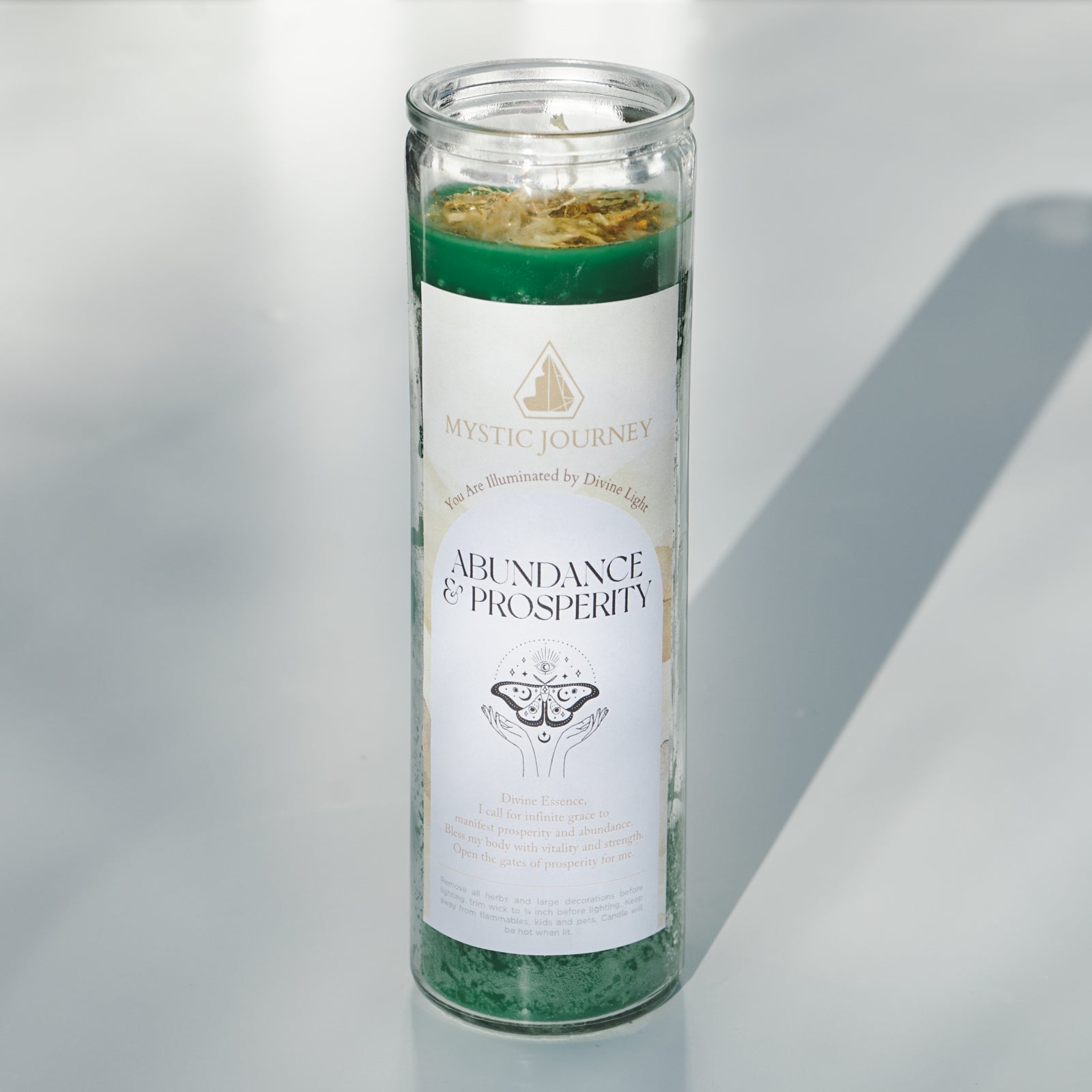 ABUNDANCE & PROSPERITY CANDLE (8")