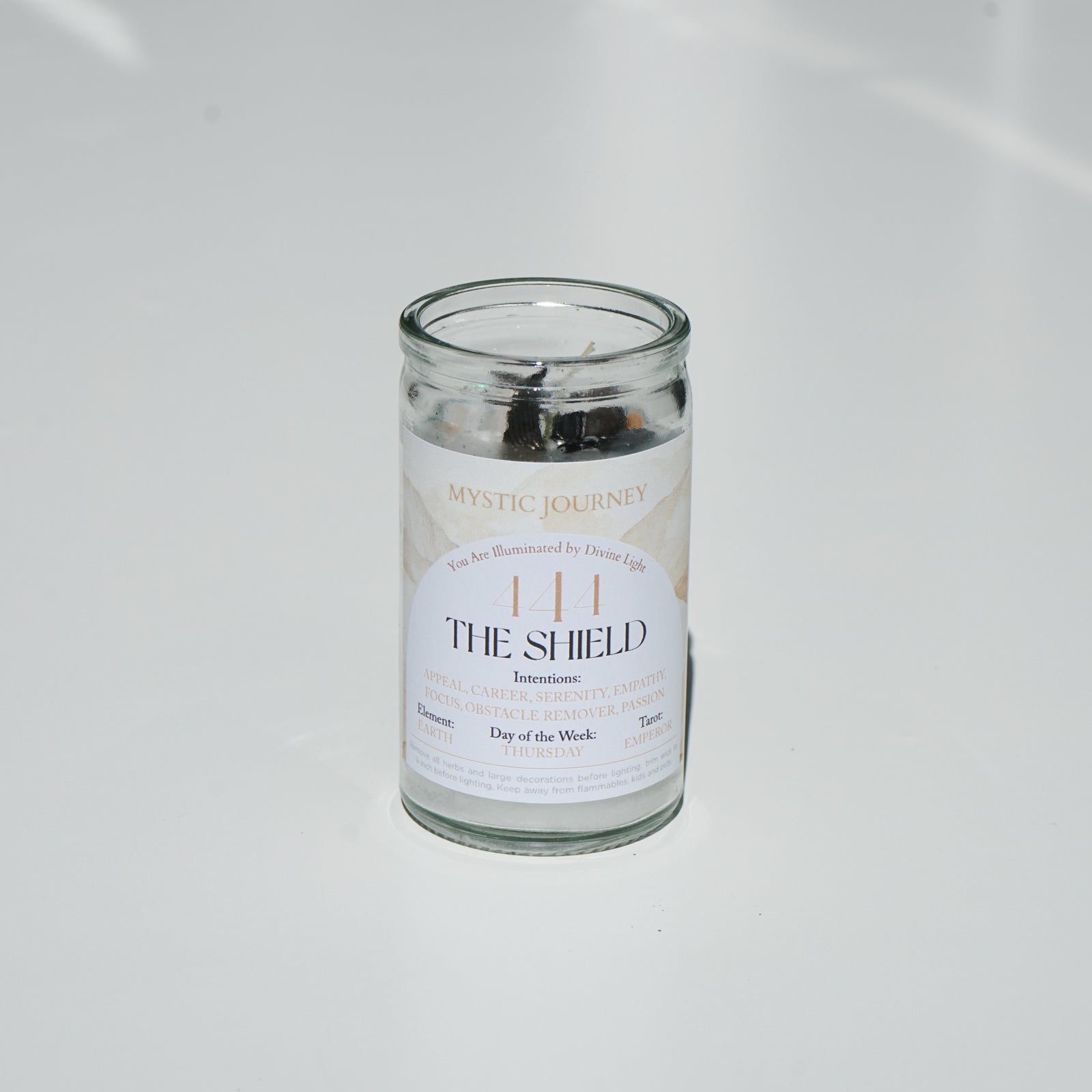444 THE SHIELD CANDLE (4")