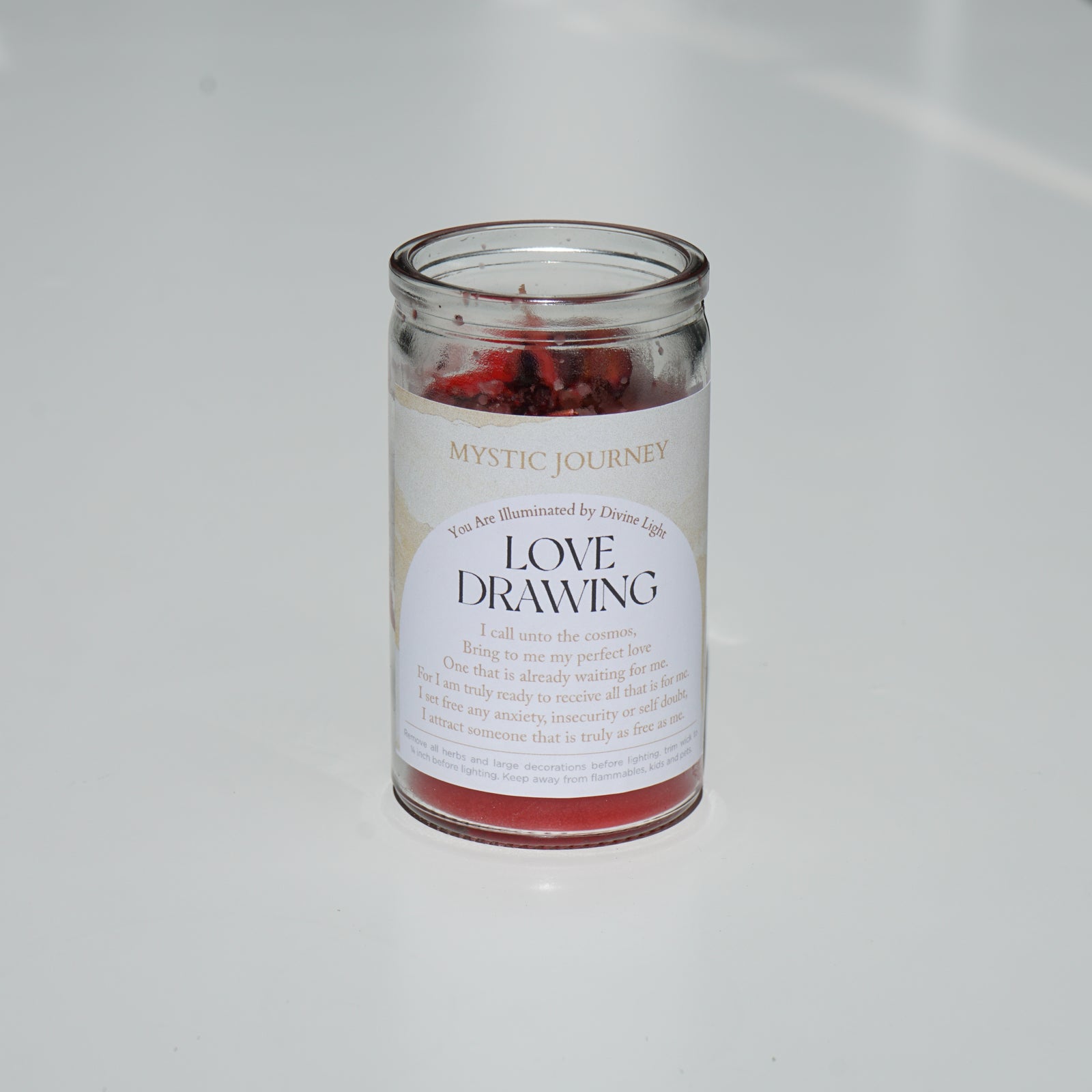 LOVE DRAWING CANDLE (4")