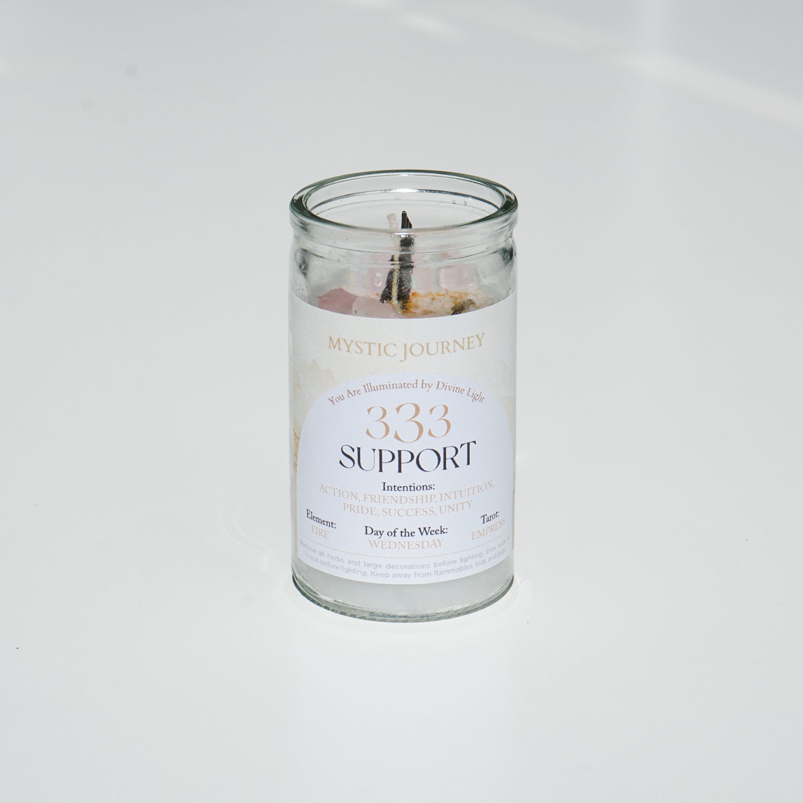 333 SUPPORT CANDLE (4")