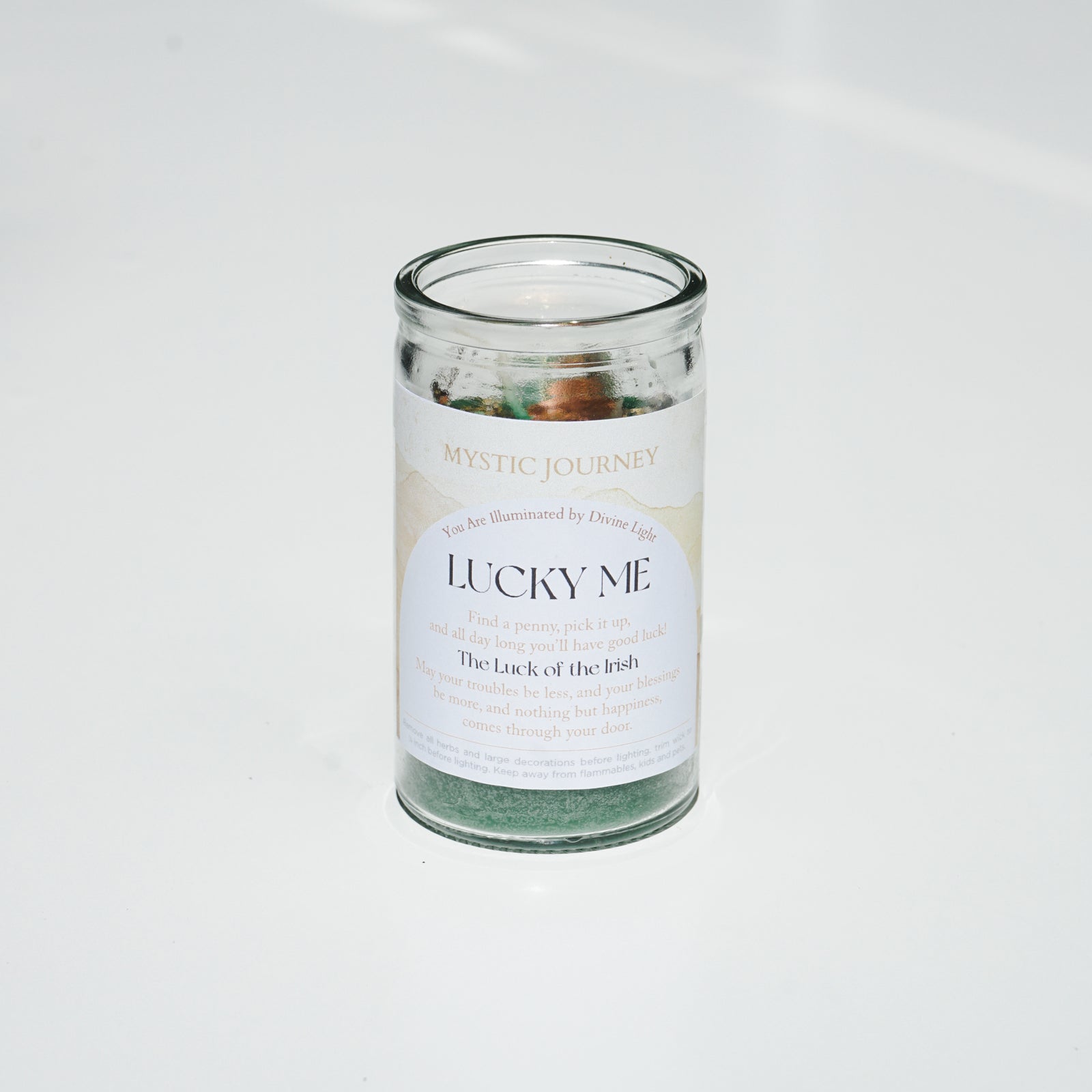LUCKY ME CANDLE (4")