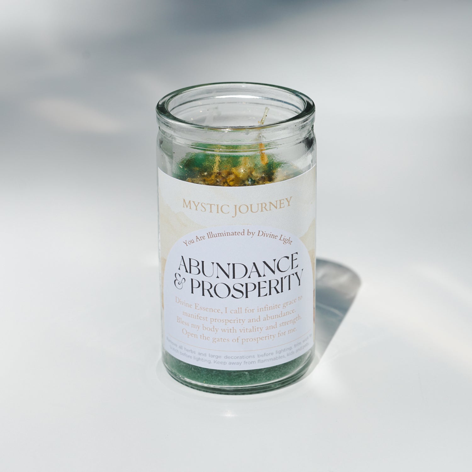 ABUNDANCE & PROSPERITY CANDLE (4")