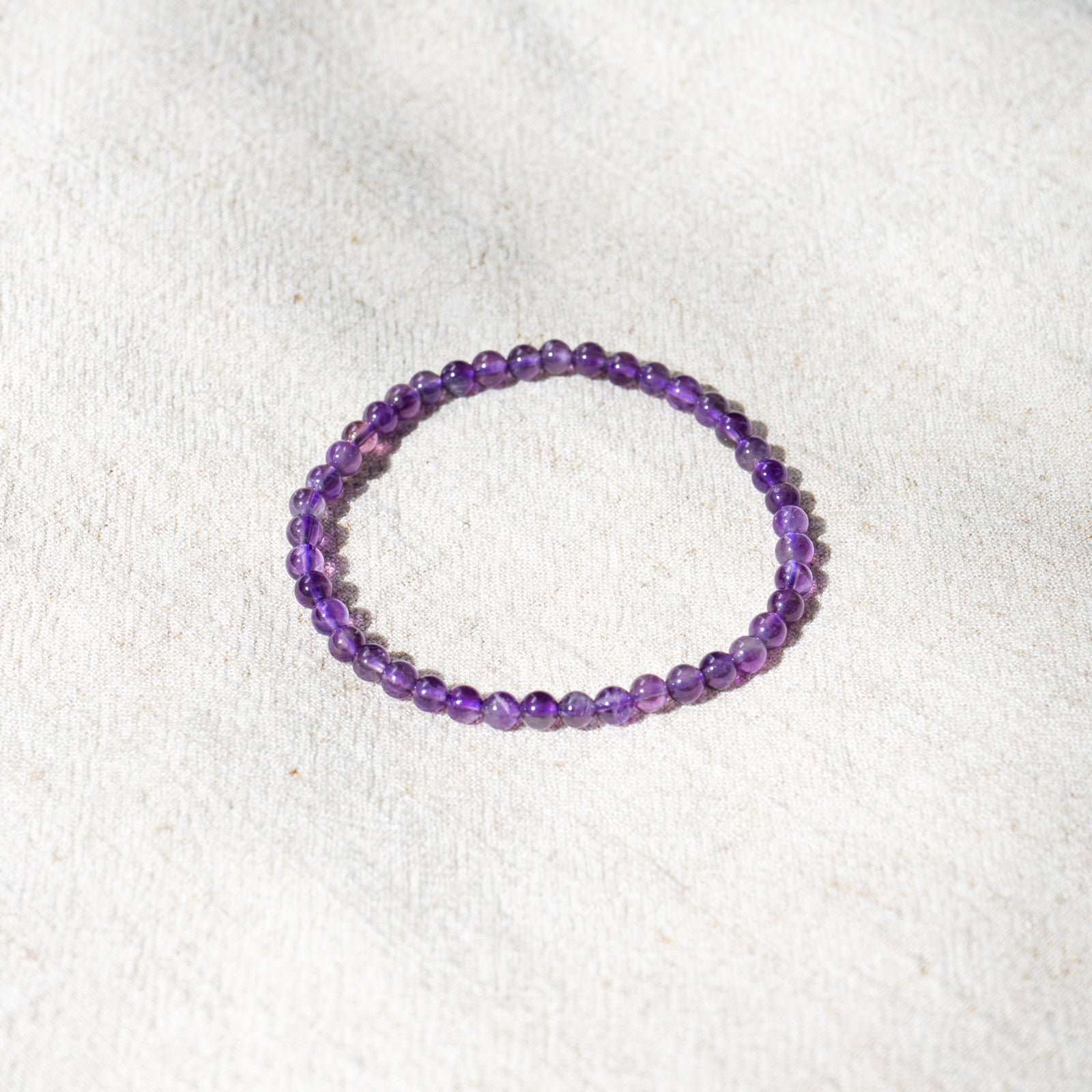 Amethyst Bracelet (4mm)