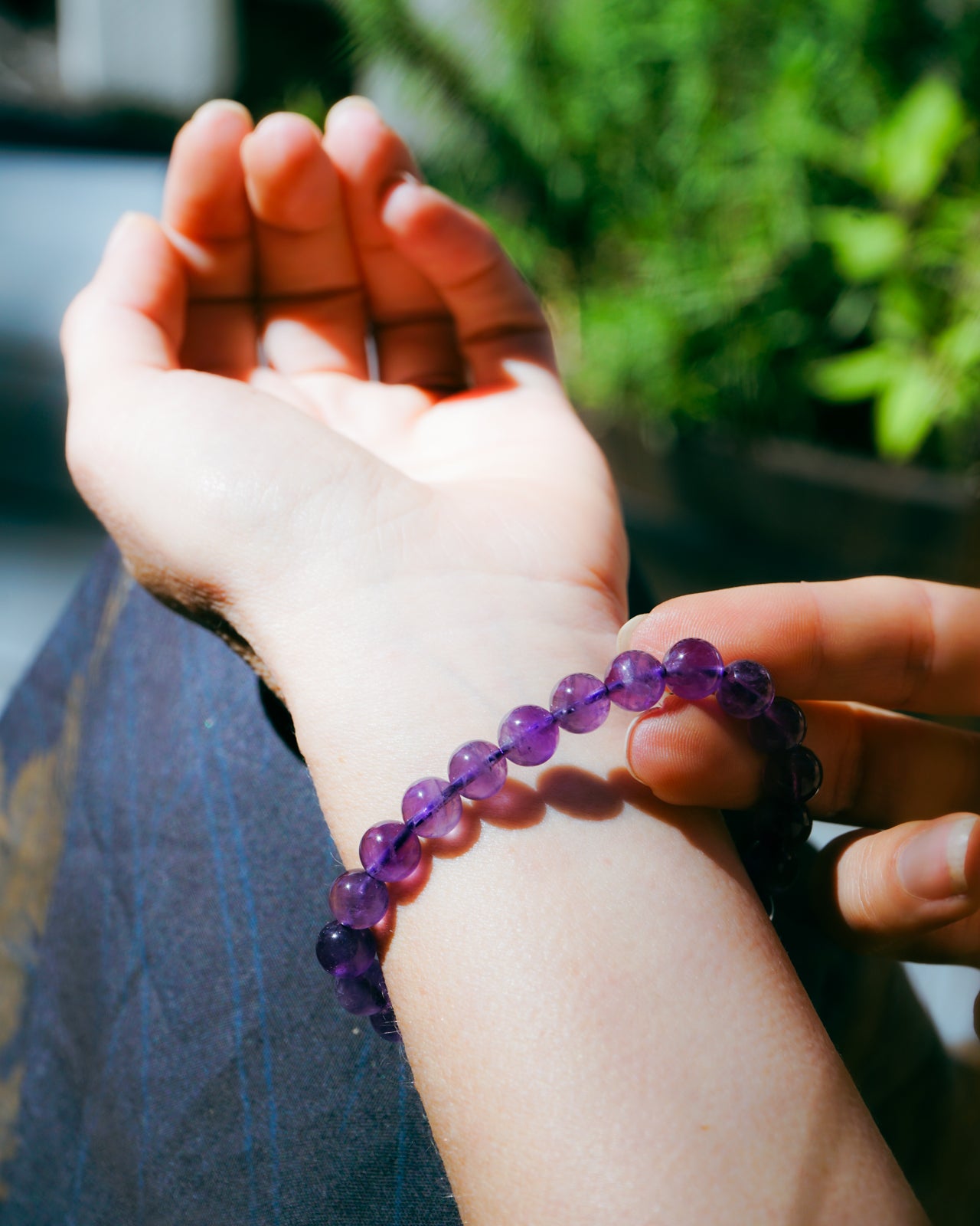 Amethyst Bracelet (8mm)