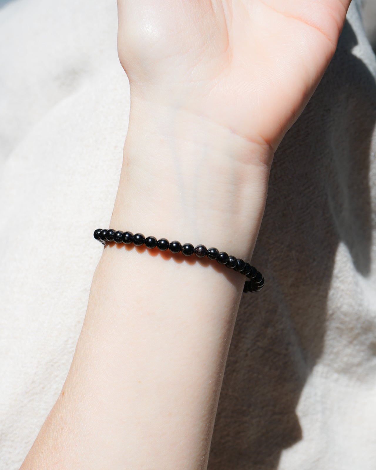 Black Tourmaline Bracelet (4mm)