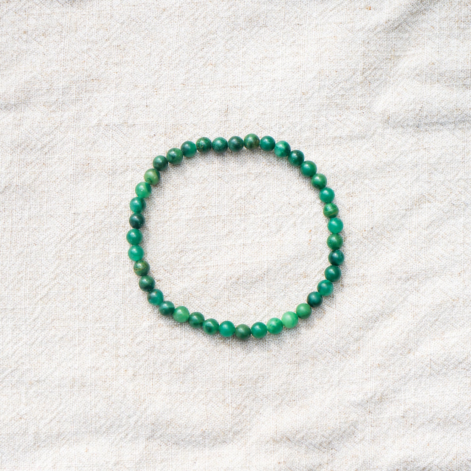 African Jade Bracelet (4mm)