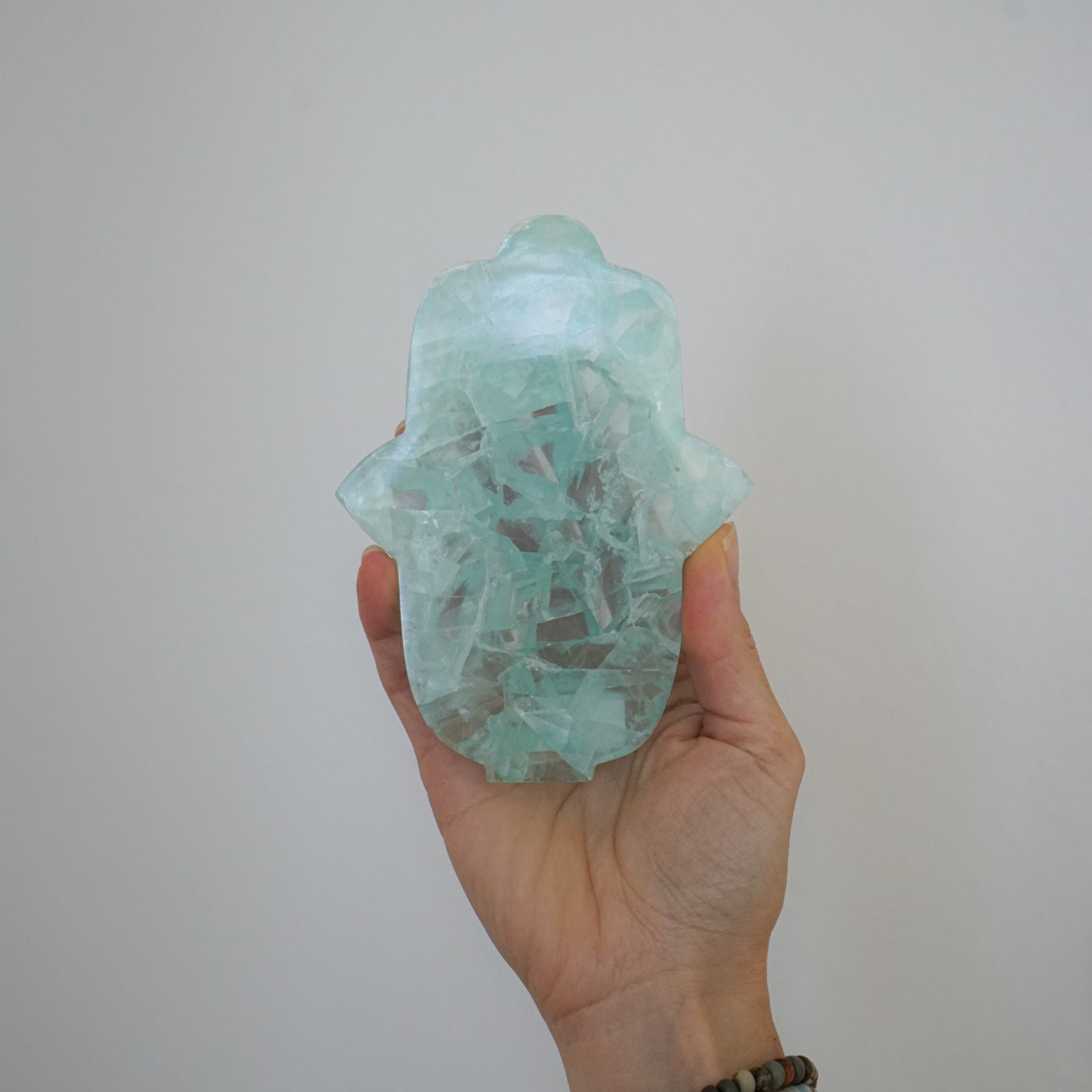 FLUORITE HAMSA