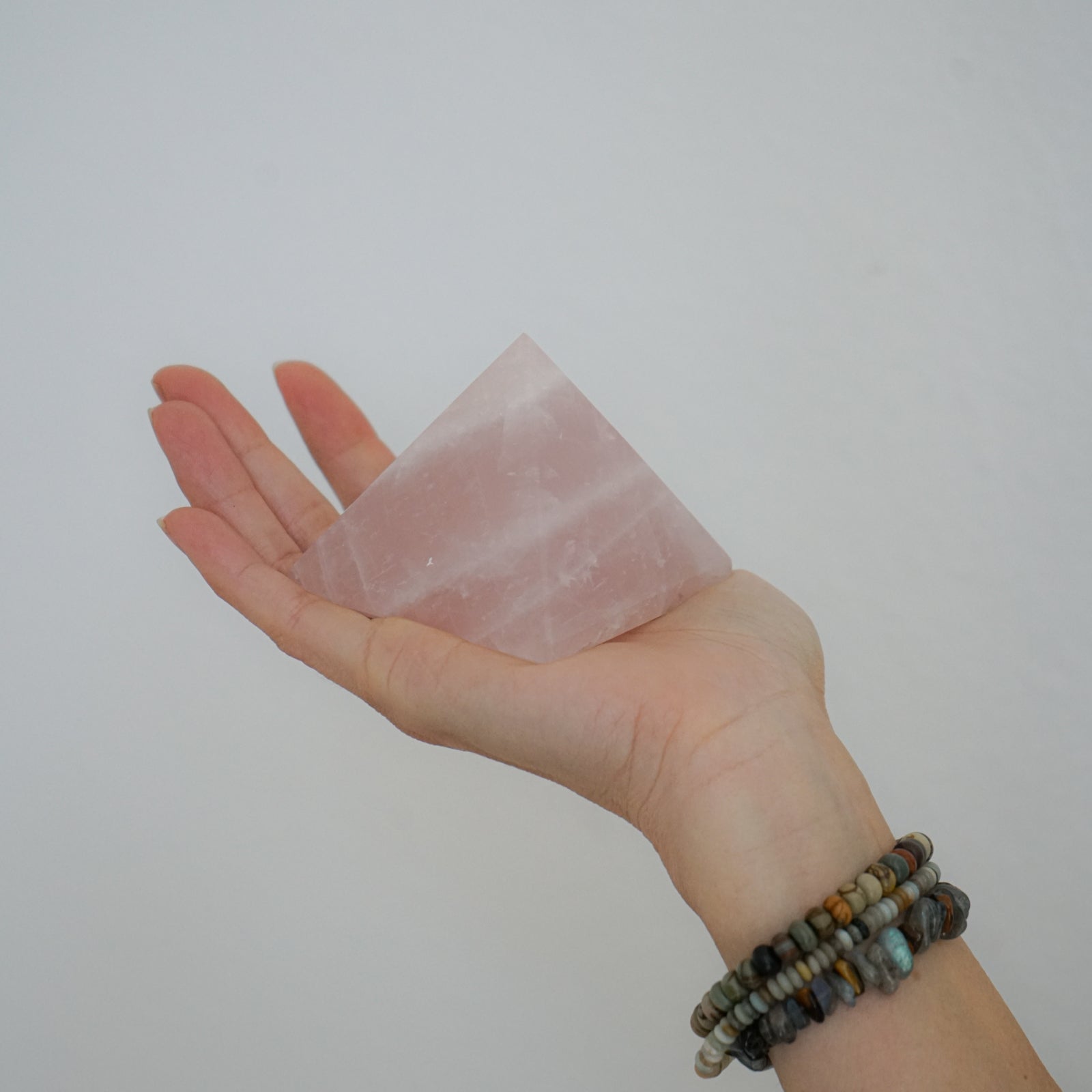 ROSE QUARTZ PYRAMID