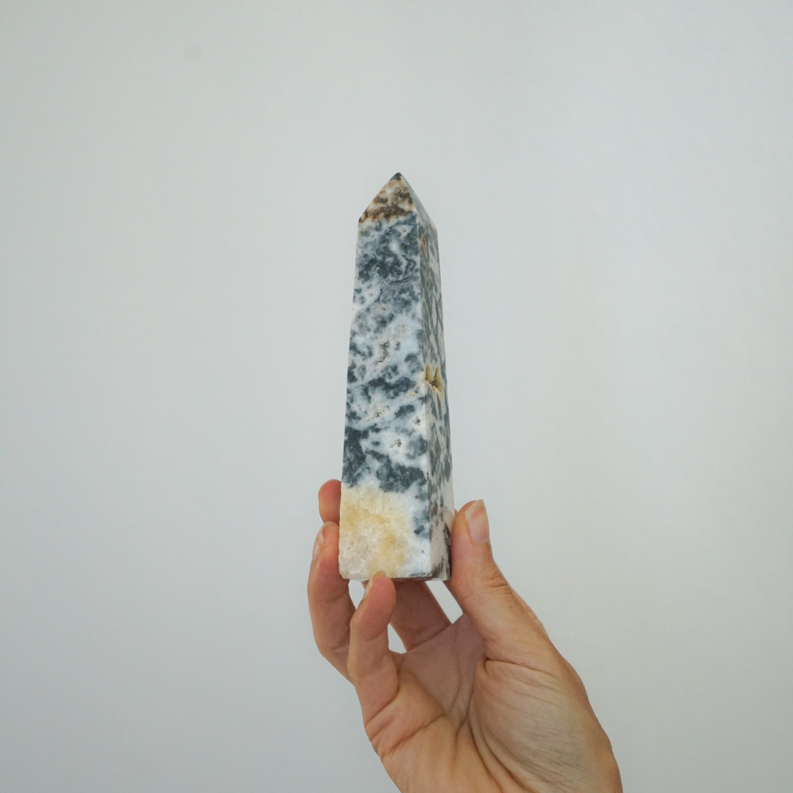 ZEBRA JASPER DRUZY OBELISK