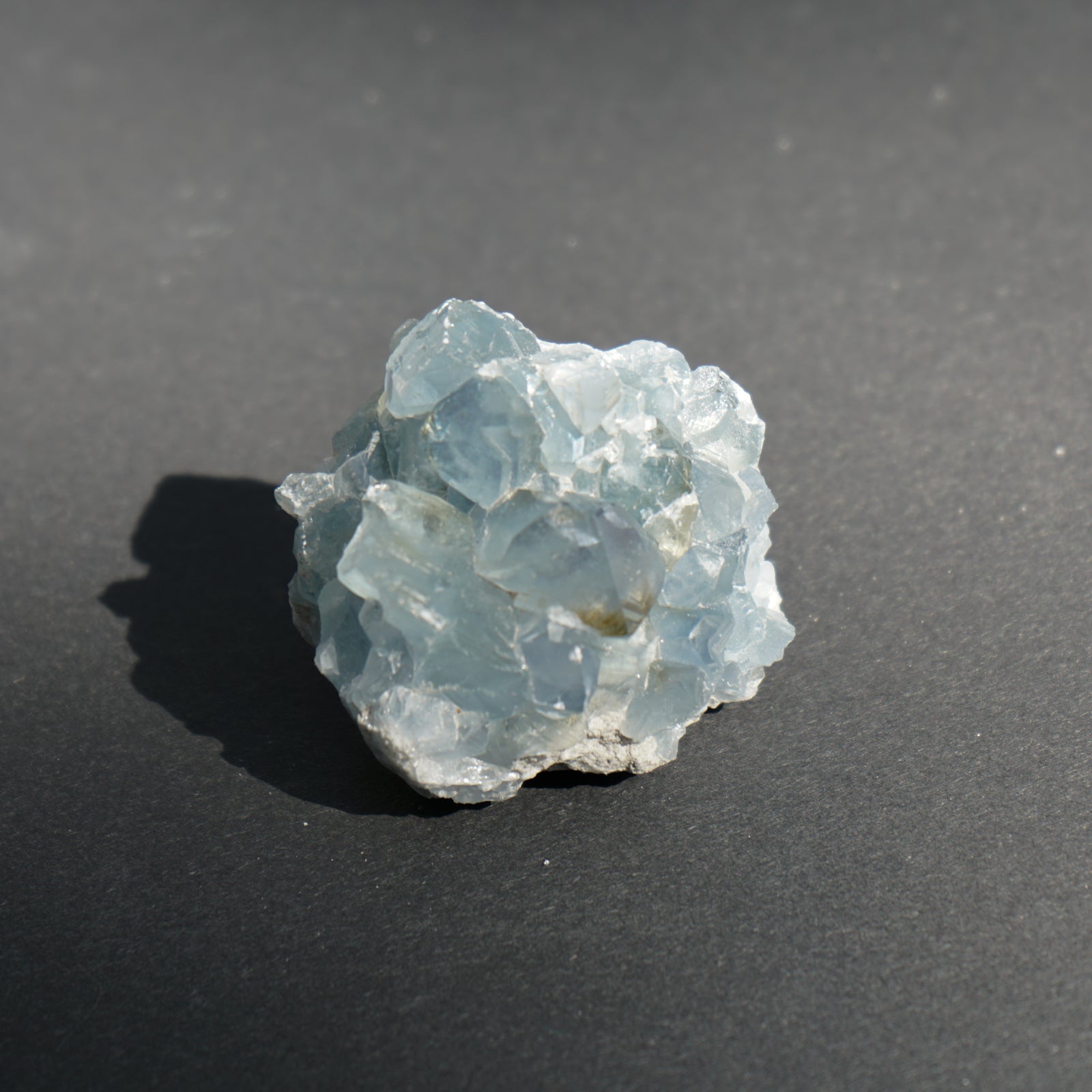 BLUE CELESTITE CLUSTER