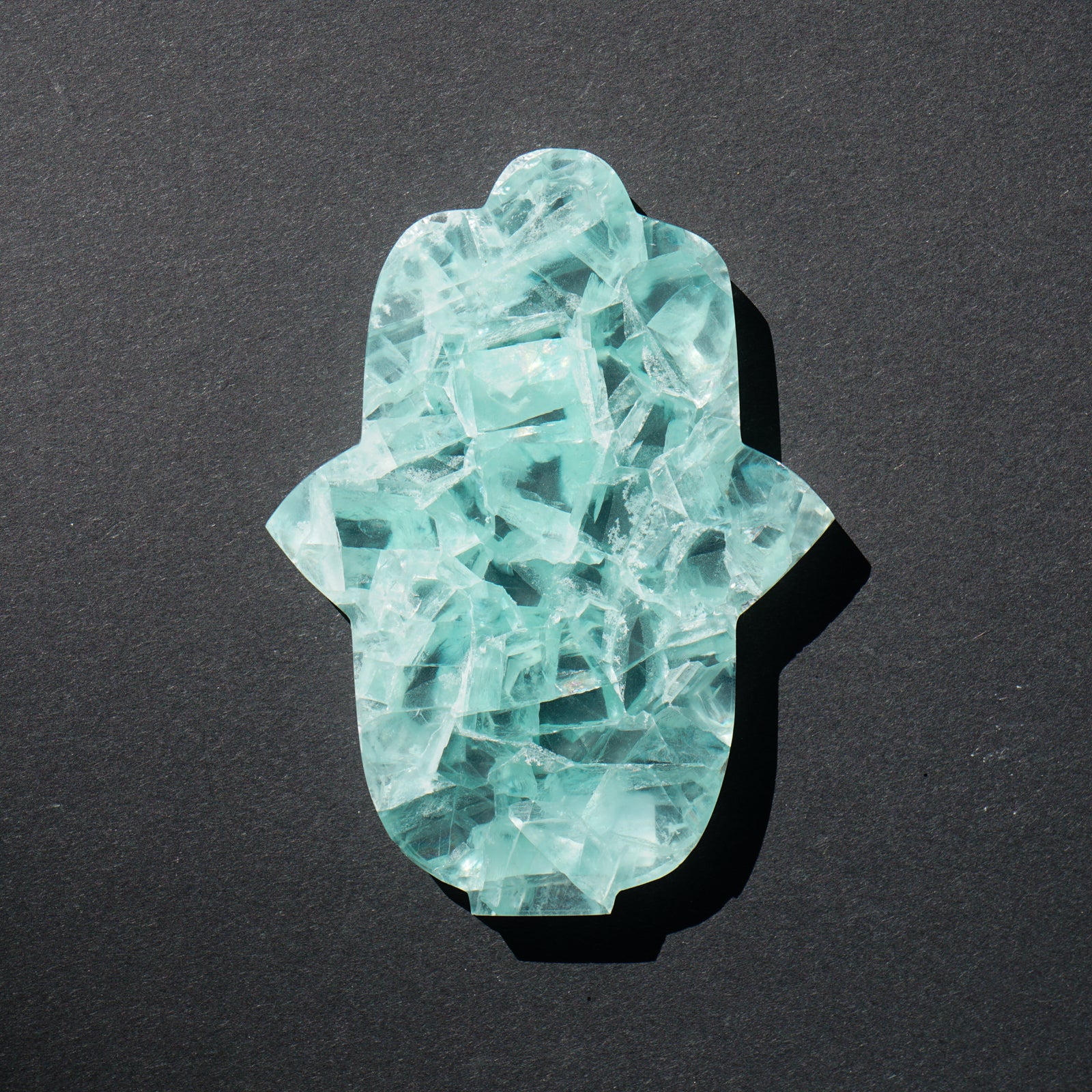 FLUORITE HAMSA