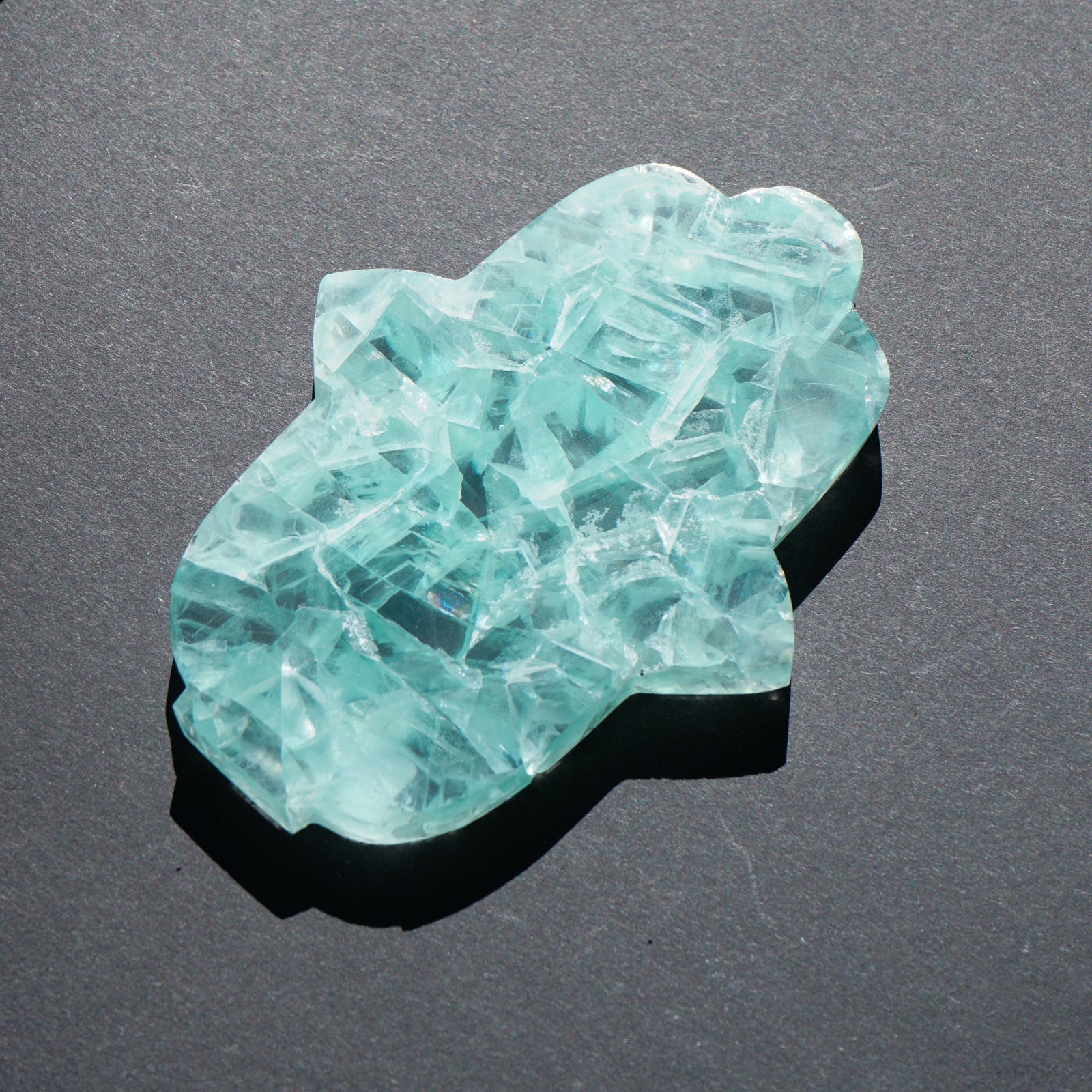 FLUORITE HAMSA