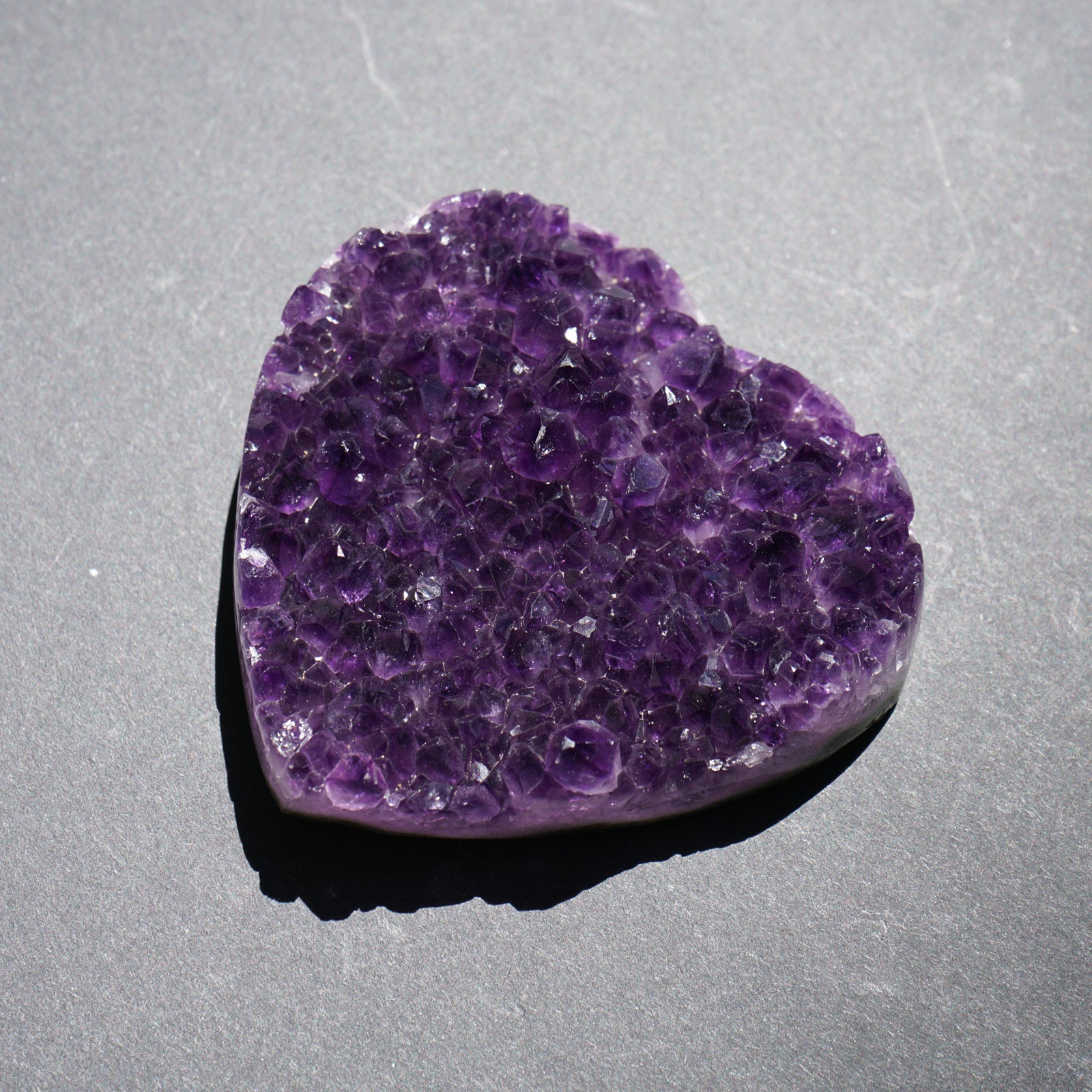 AMETHYST CLUSTER HEART