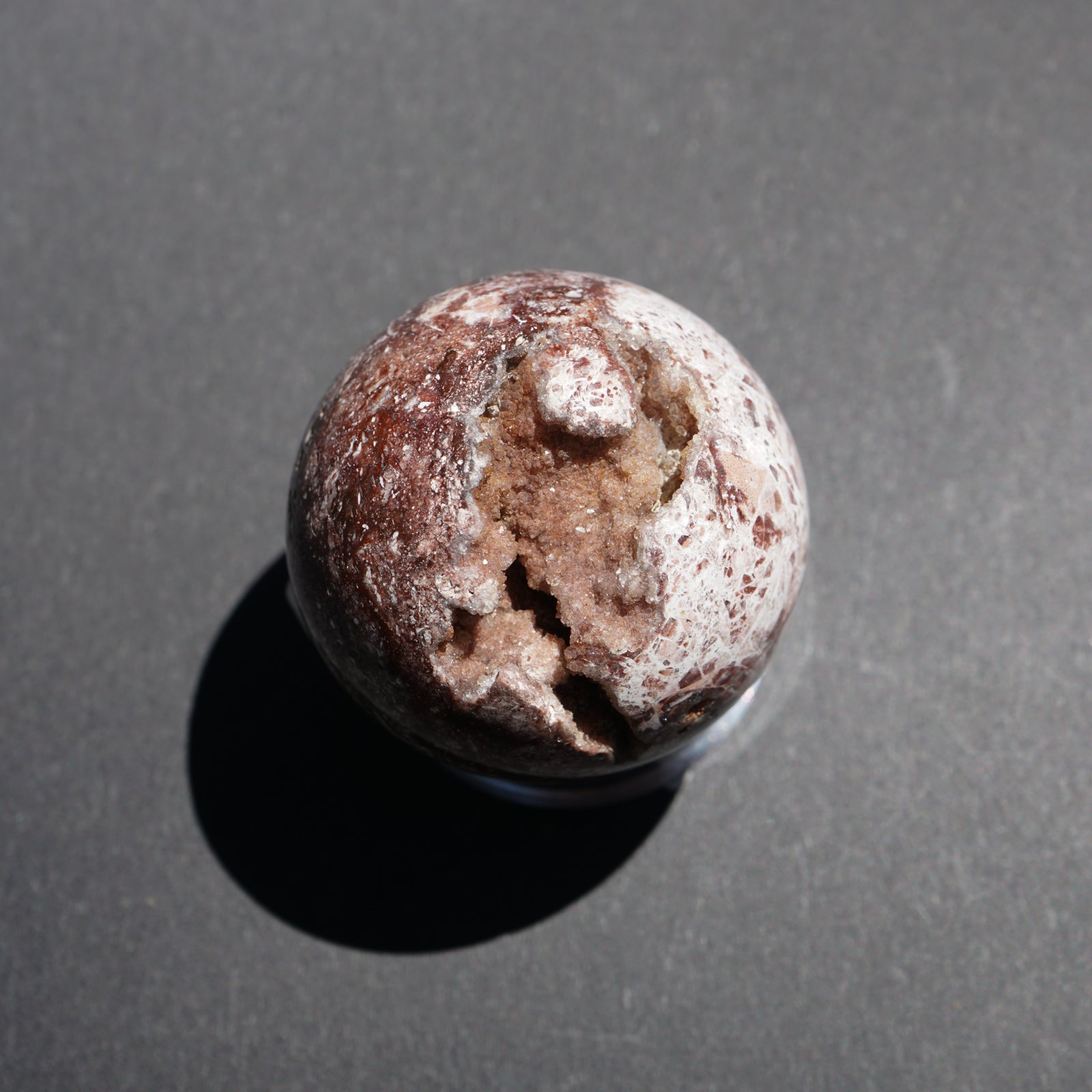 RED JASPER DRUZY SPHERE