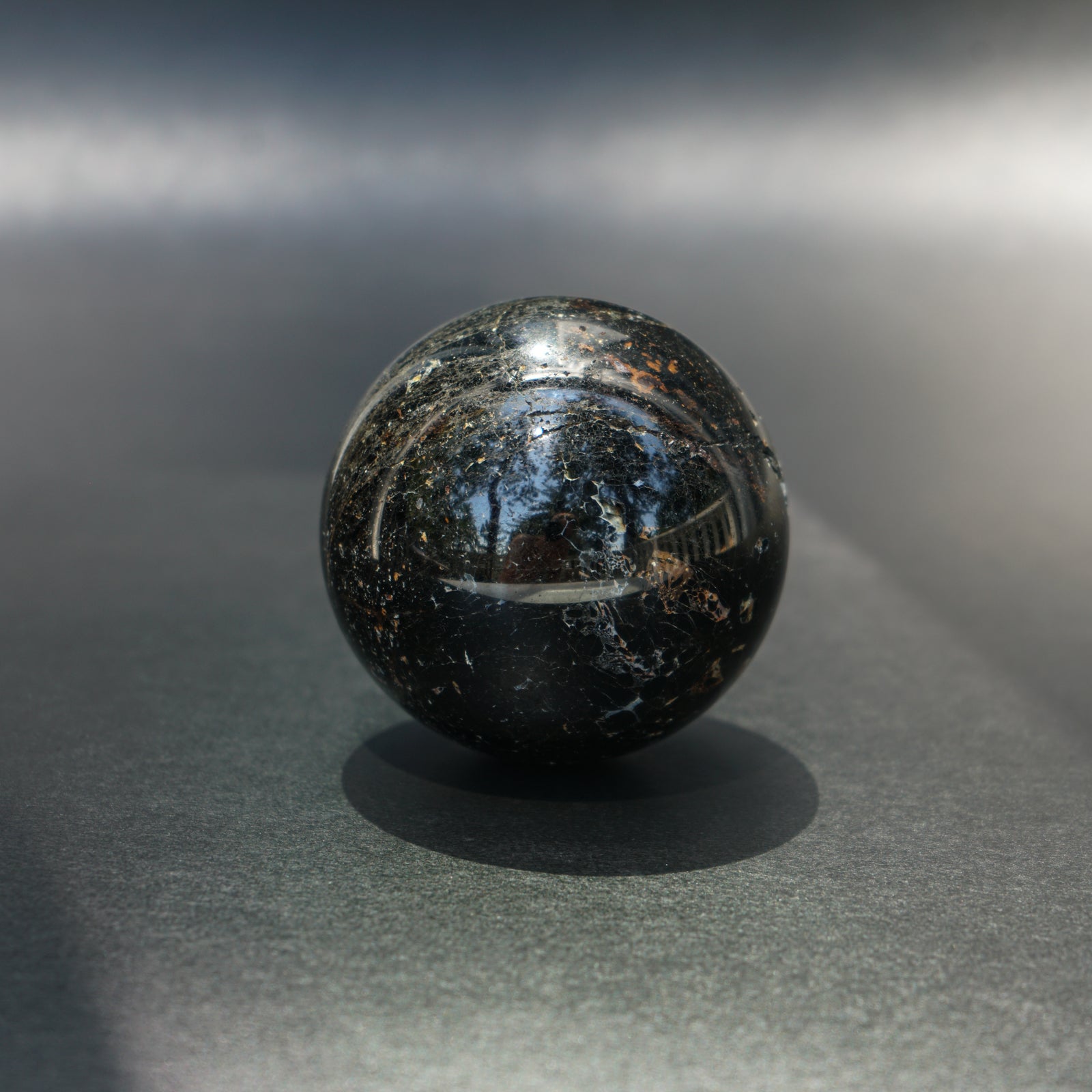 BLACK TOURMALINE SPHERE