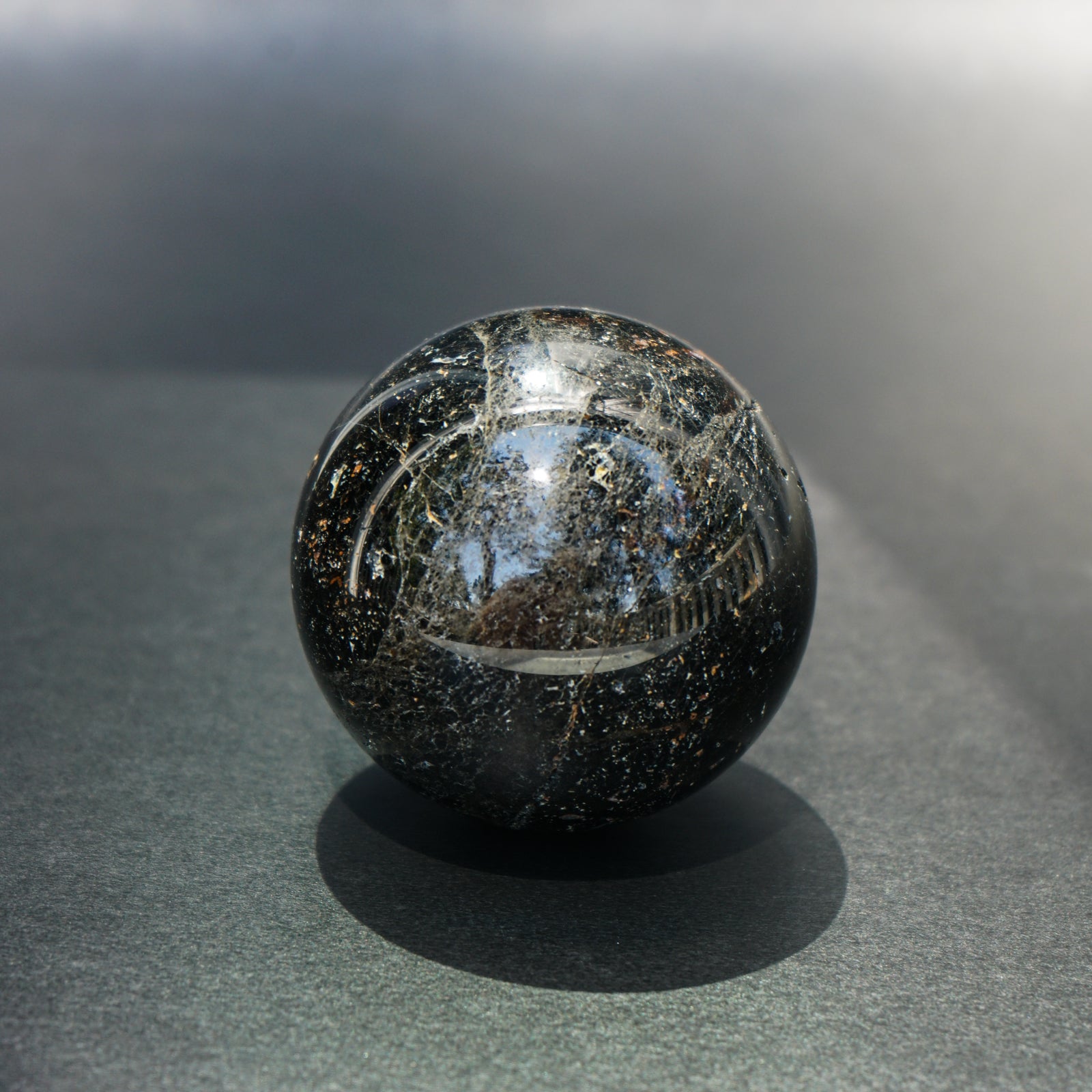 BLACK TOURMALINE SPHERE