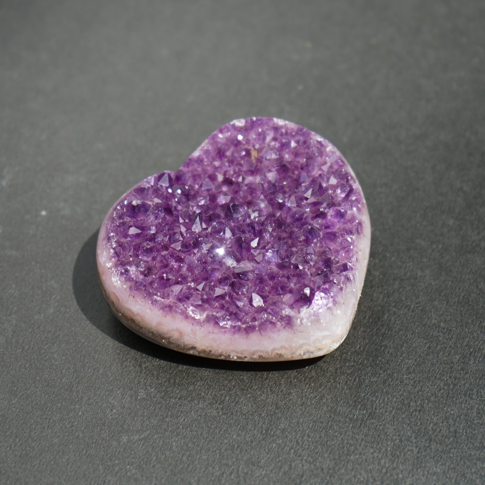 AMETHYST CLUSTER HEART