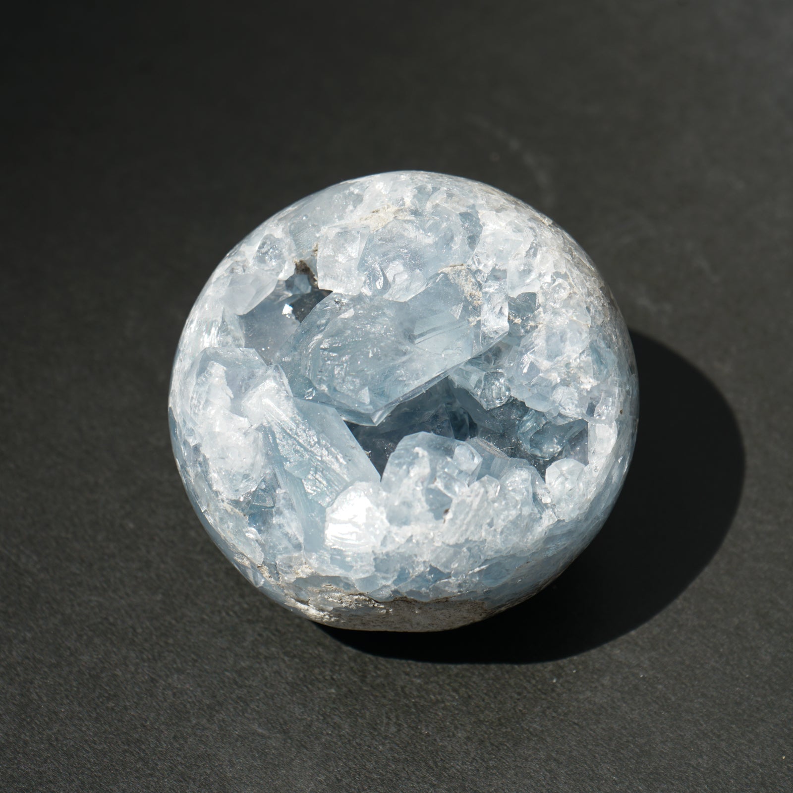 BLUE CELESTITE SPHERE