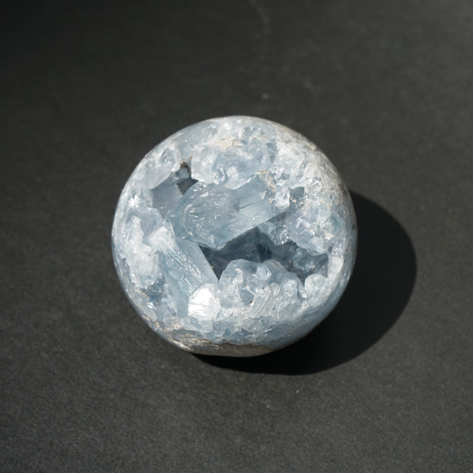 BLUE CELESTITE SPHERE