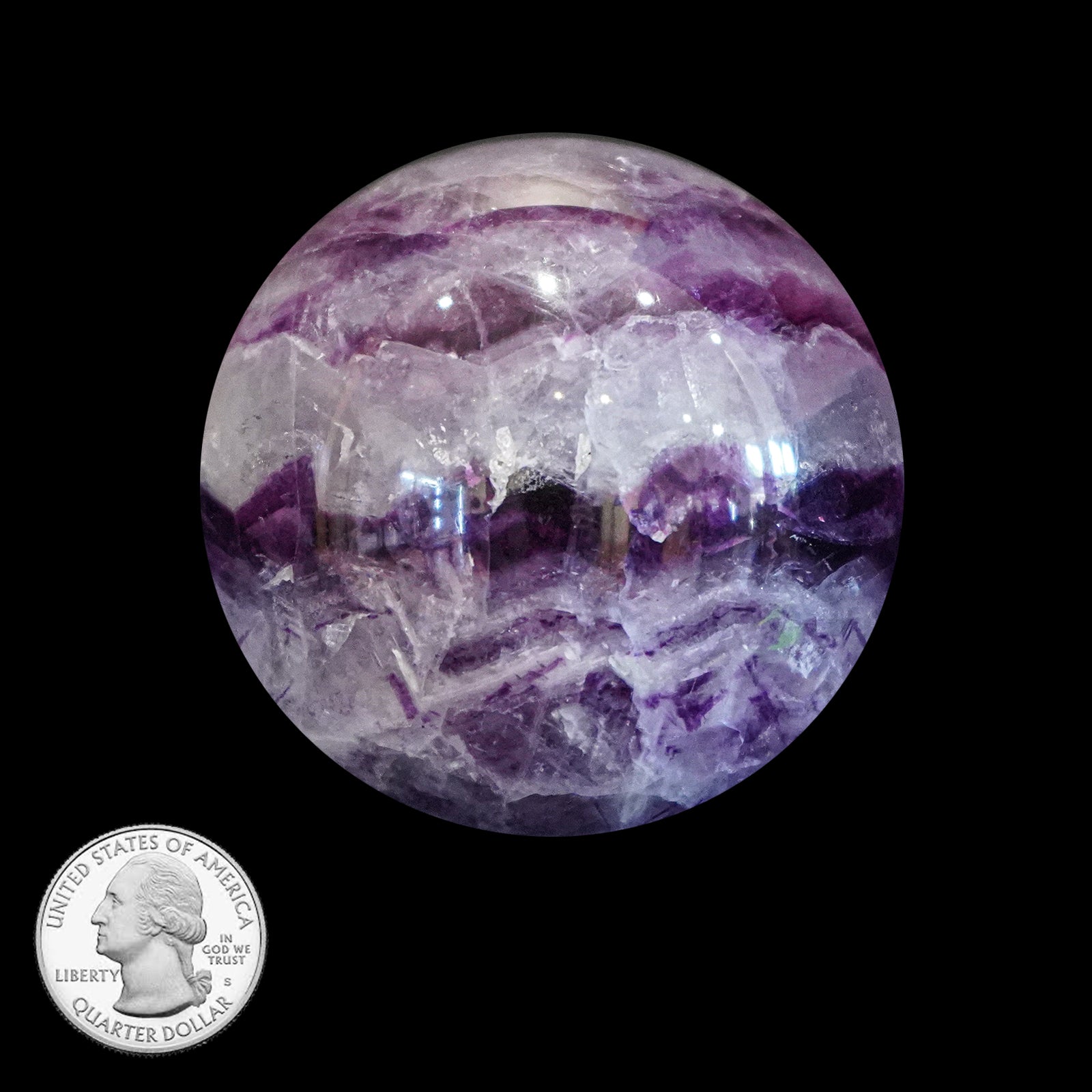 FLUORITE SPHERE