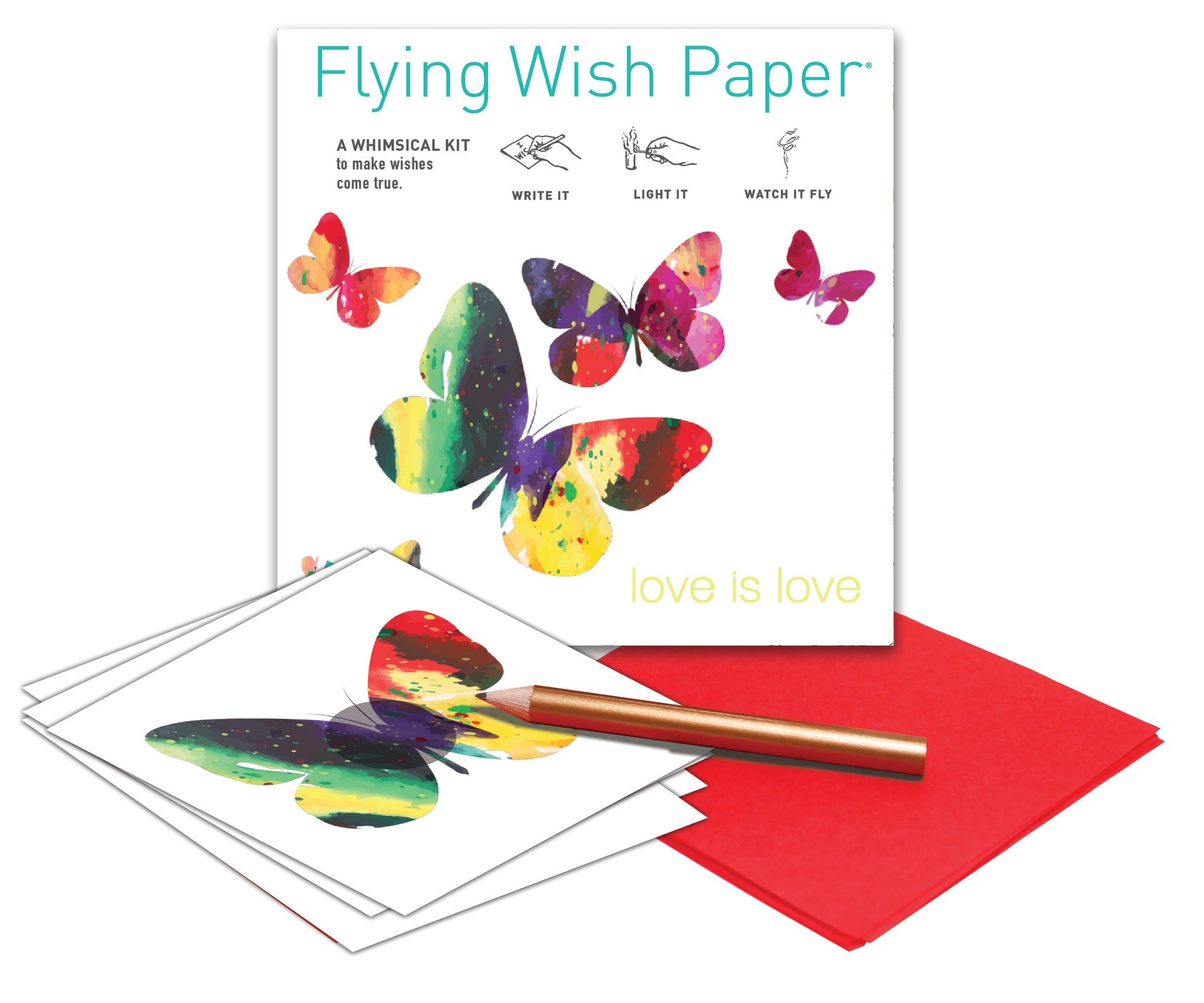 Love Is Love Flying Wish Paper (Mini Kit)
