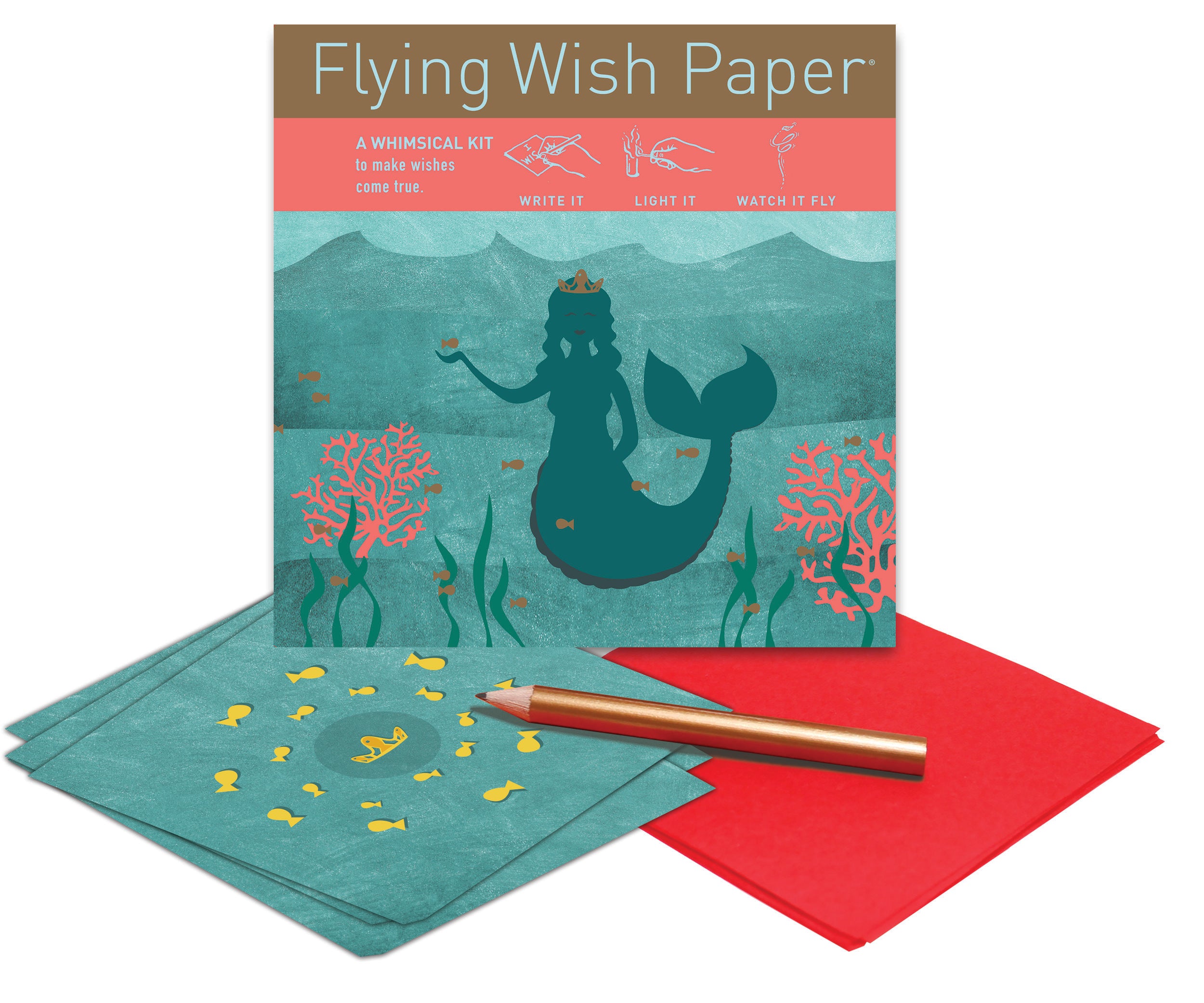 Mermaid Flying Wish Paper (Mini Kit)