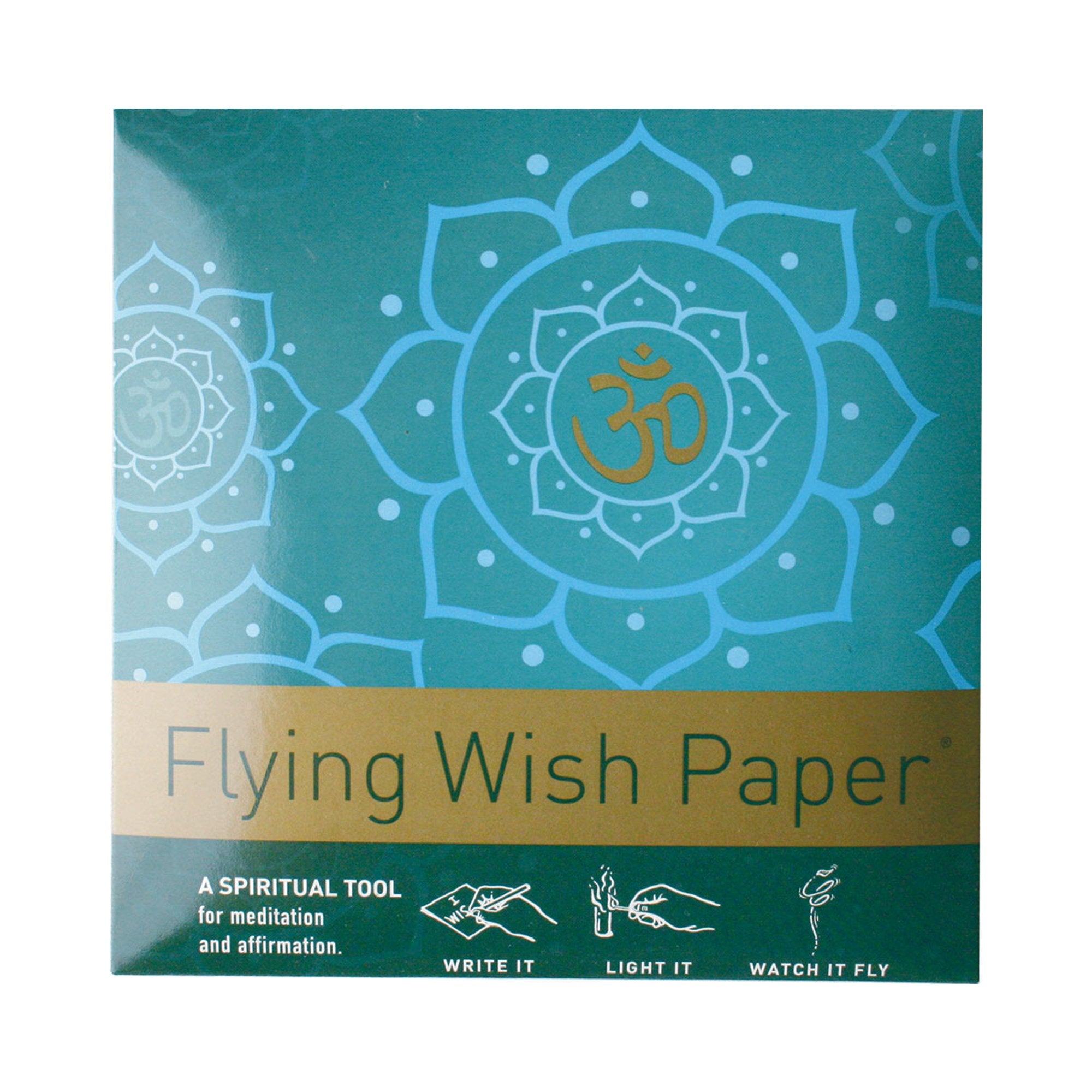 Golden Om Flying Wish Paper (Mini Kit)