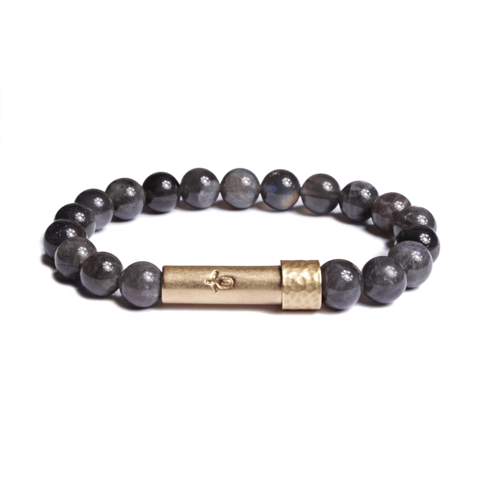 POLISHED LABRADORITE INTENTION BRACELET
