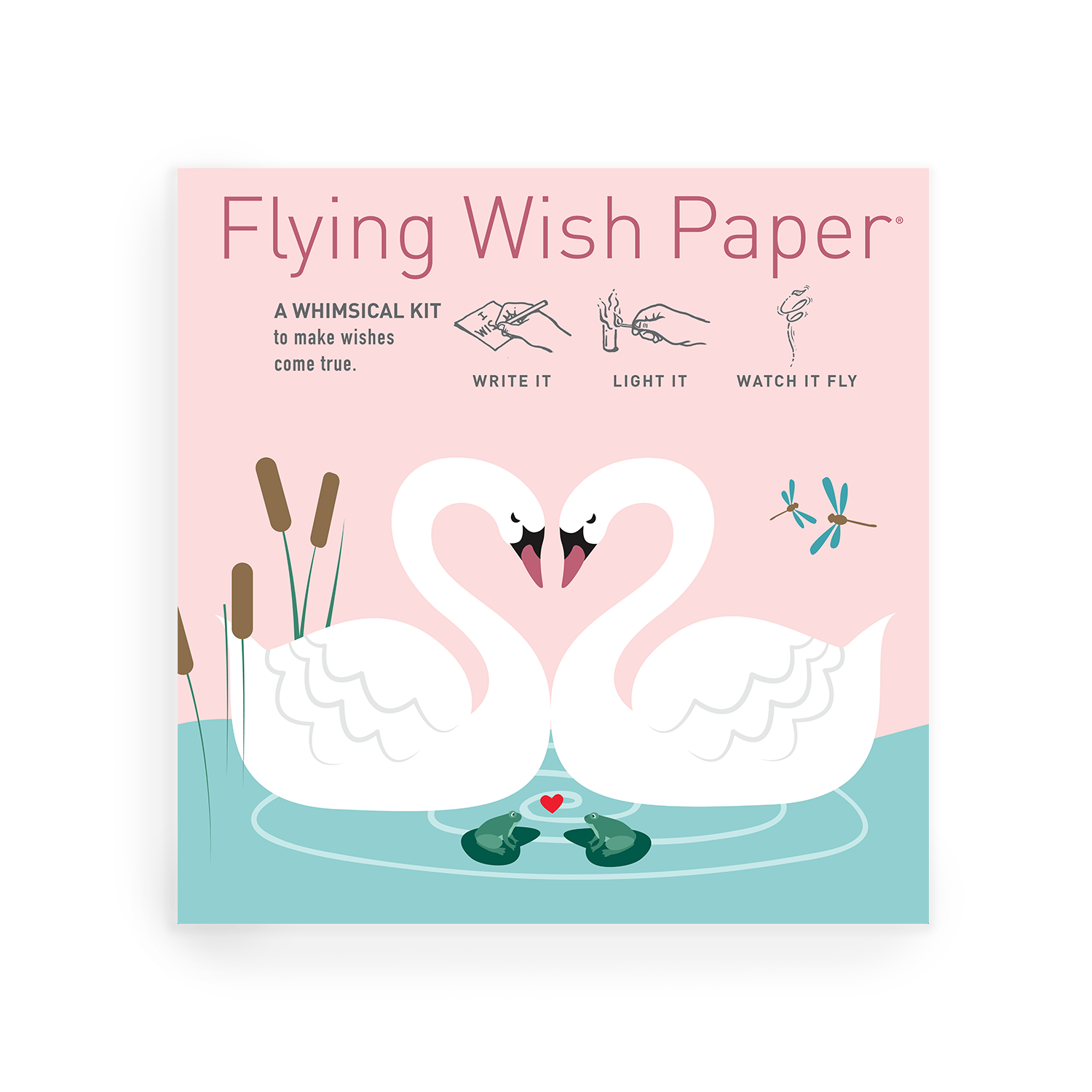 Swan Lake Love Flying Wish Paper (Mini Kit)