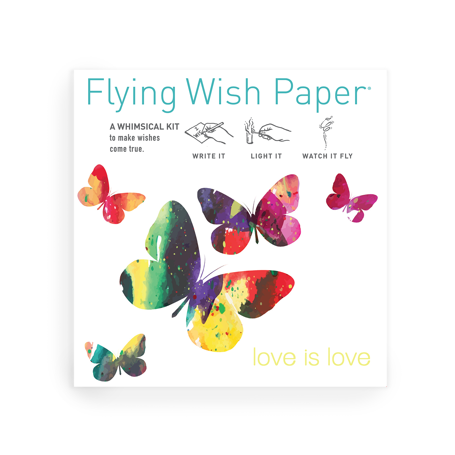 Love Is Love Flying Wish Paper (Mini Kit)
