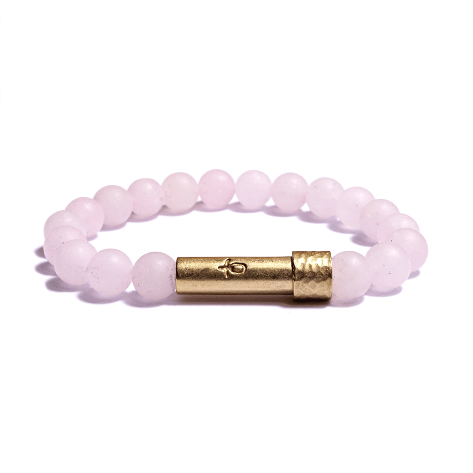 MATTE ROSE QUARTZ INTENTION BRACELET
