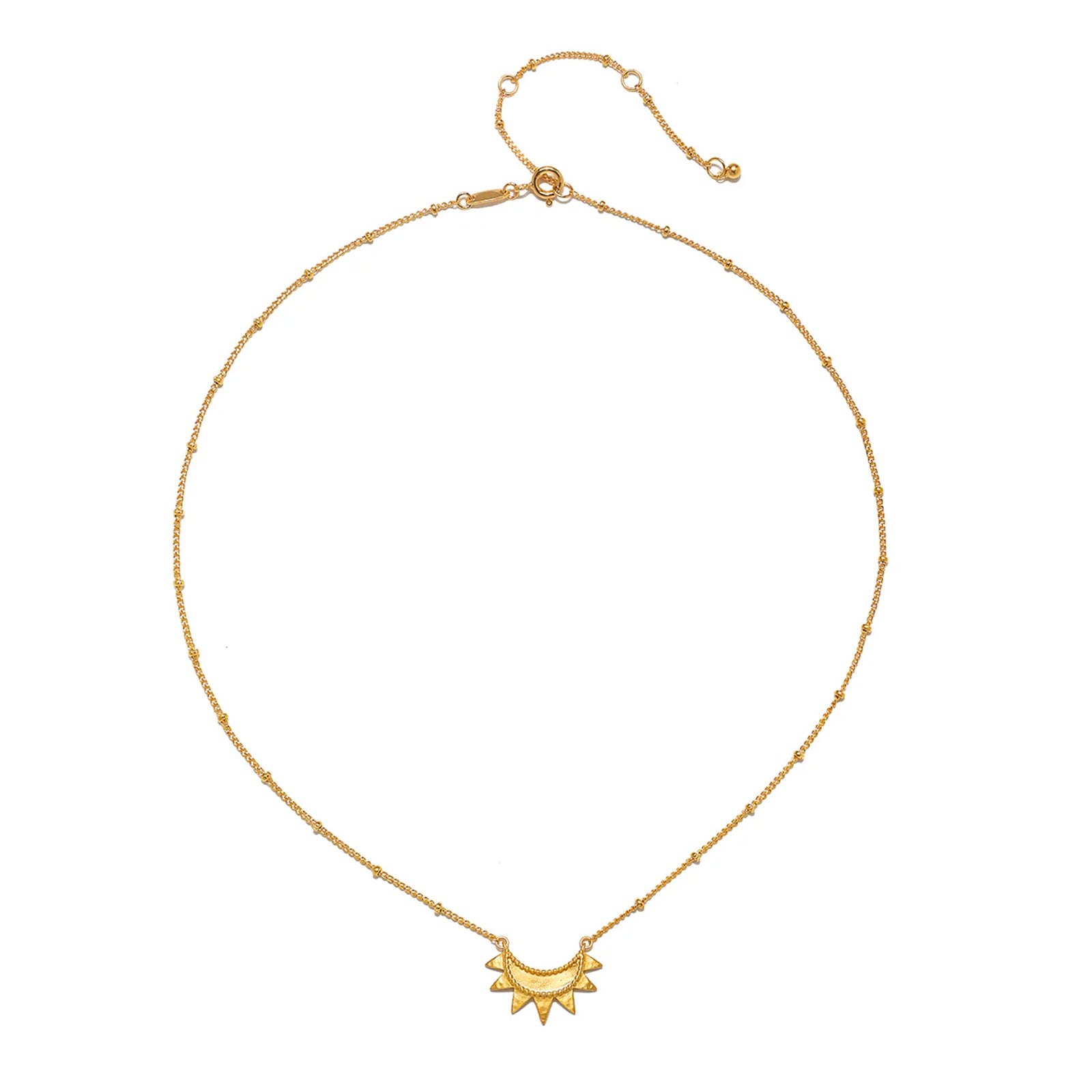 Emergence Gold Sunburst Necklace
