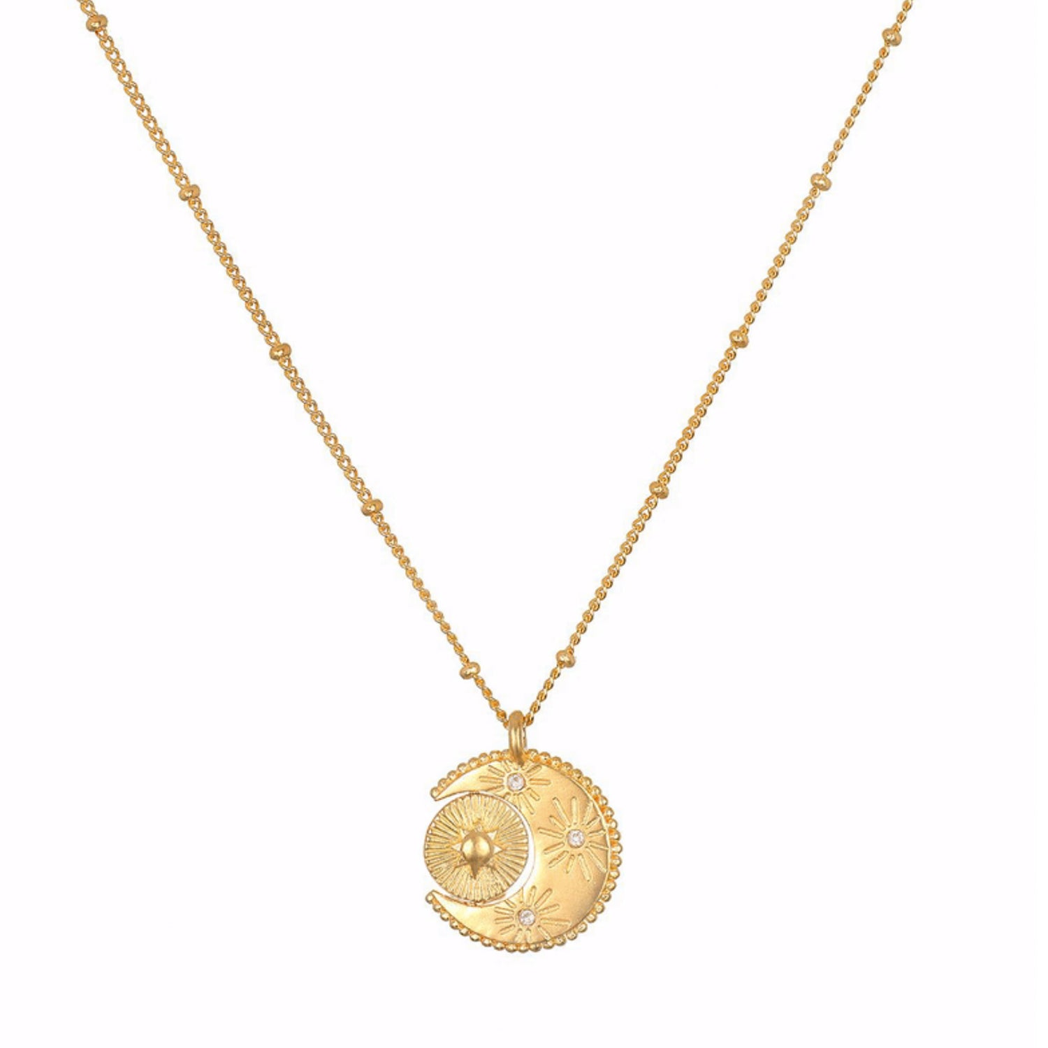Sacred Realm Spinning Pendant Celestial Necklace