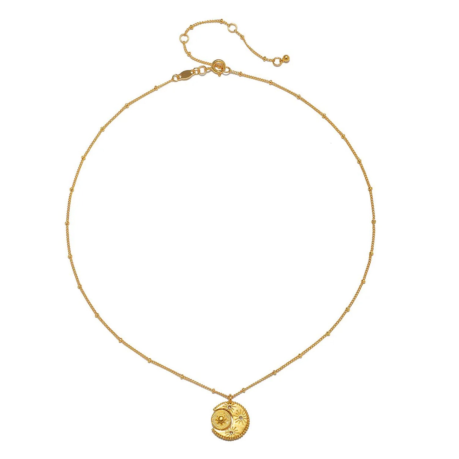 Sacred Realm Spinning Pendant Celestial Necklace